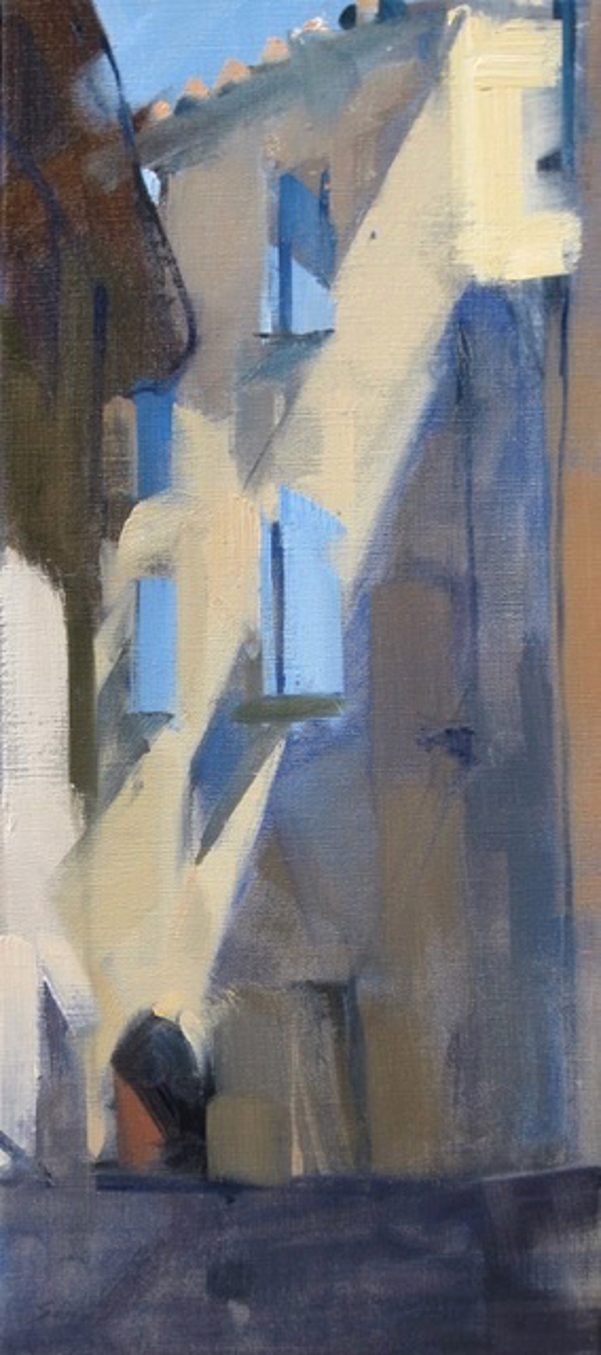 Blue Shutters by Maggie Siner