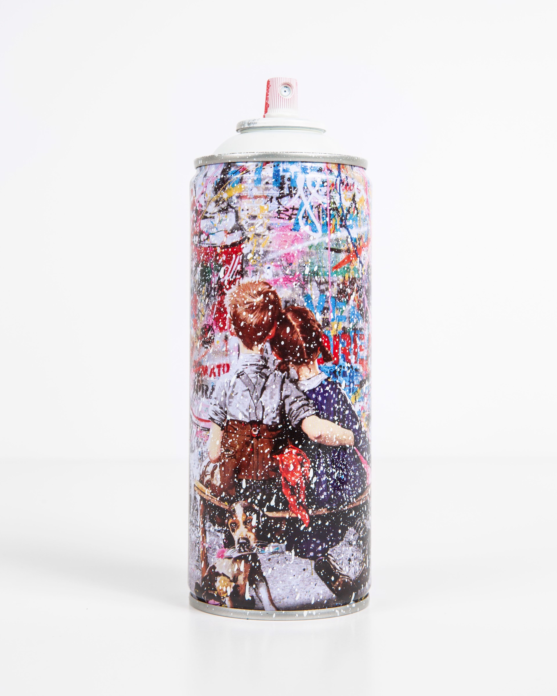 Work Well Together - White by Mr.Brainwash