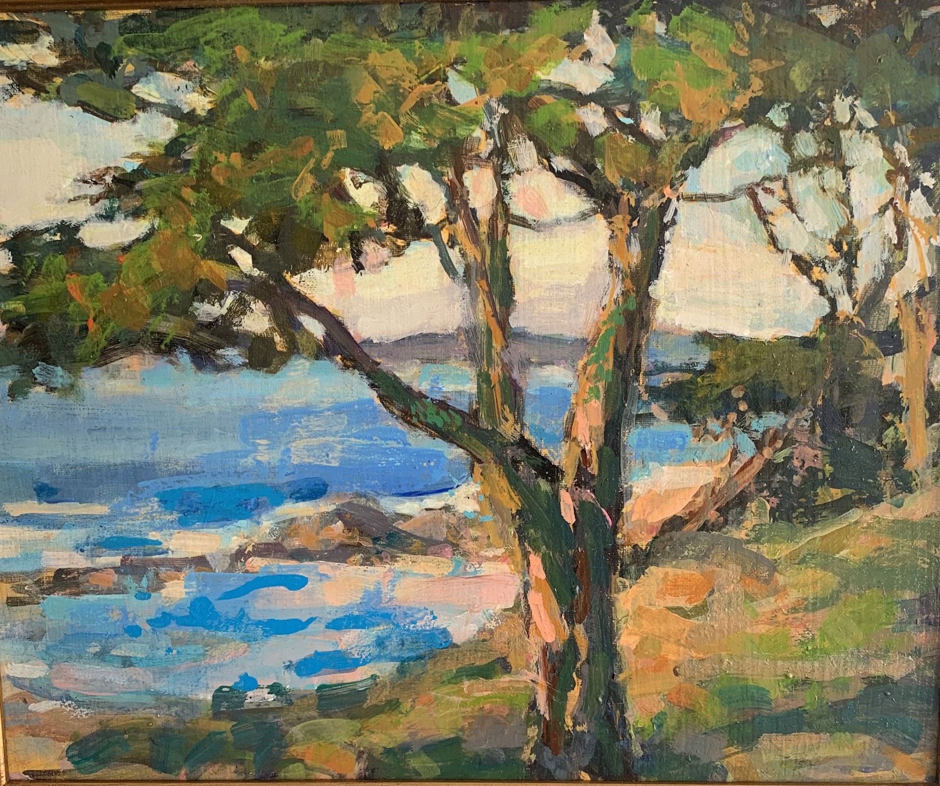 Monterey Coastal Scene by John Cornfield