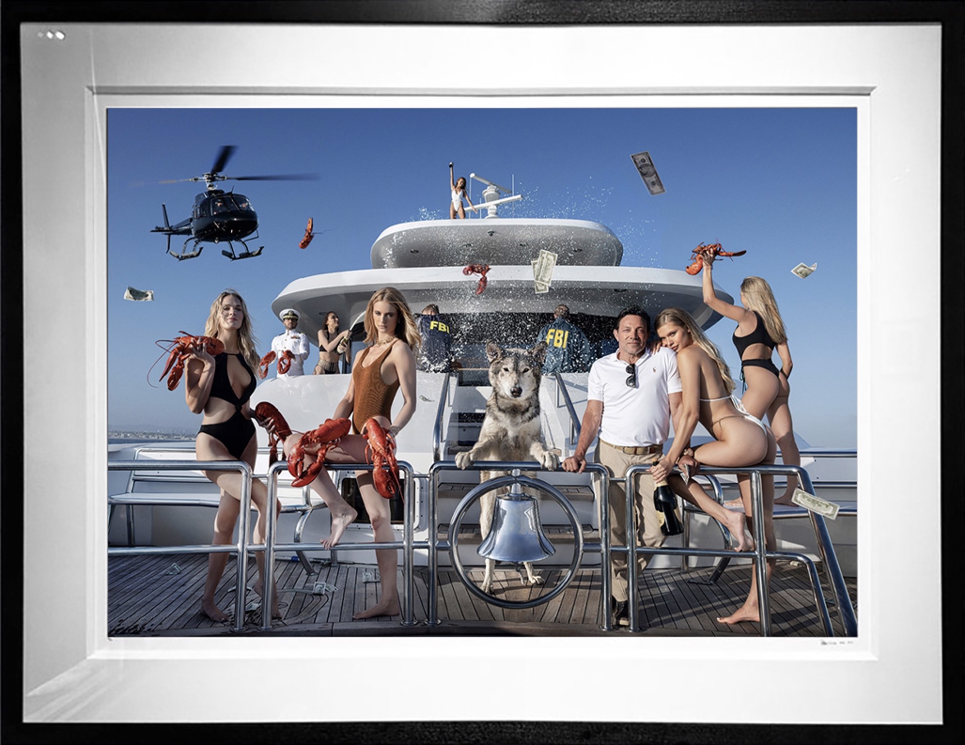 Get The FXXX Off My Boat (COLOUR) by David Yarrow