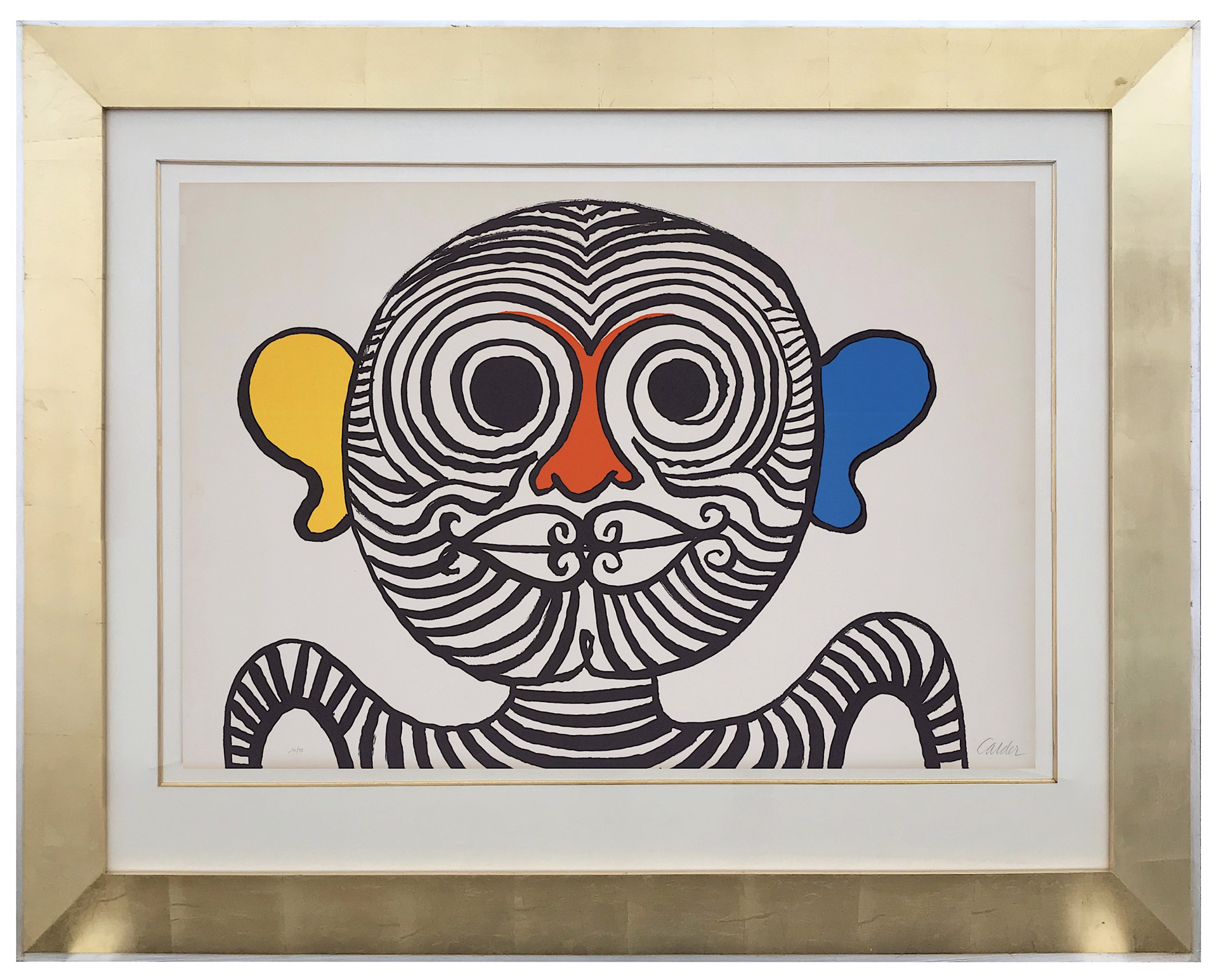 Nez et oreilles très gais (Very Gay Nose and Ears) by Alexander Calder