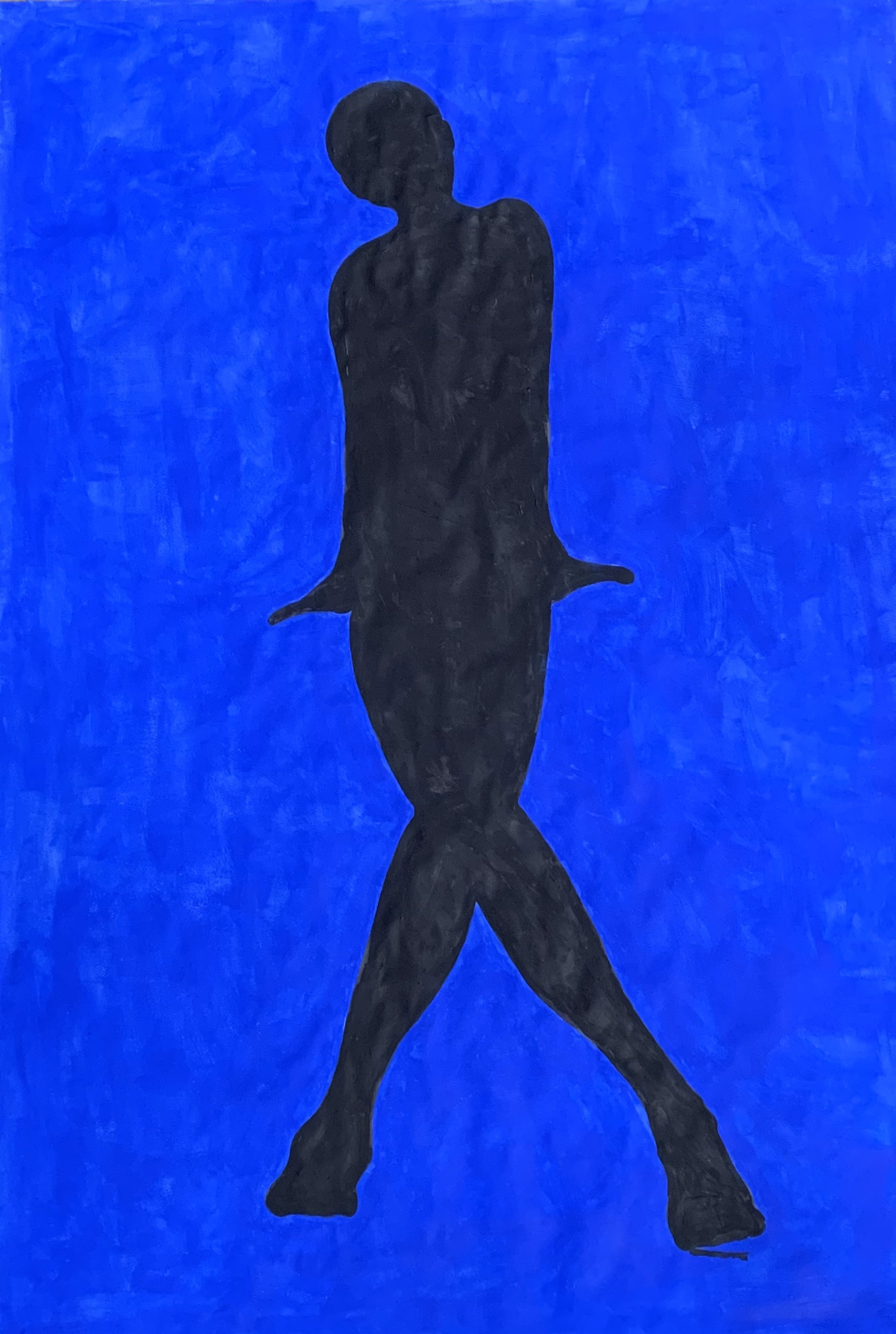 Blue Crossed Legs by Thomas Ostenberg