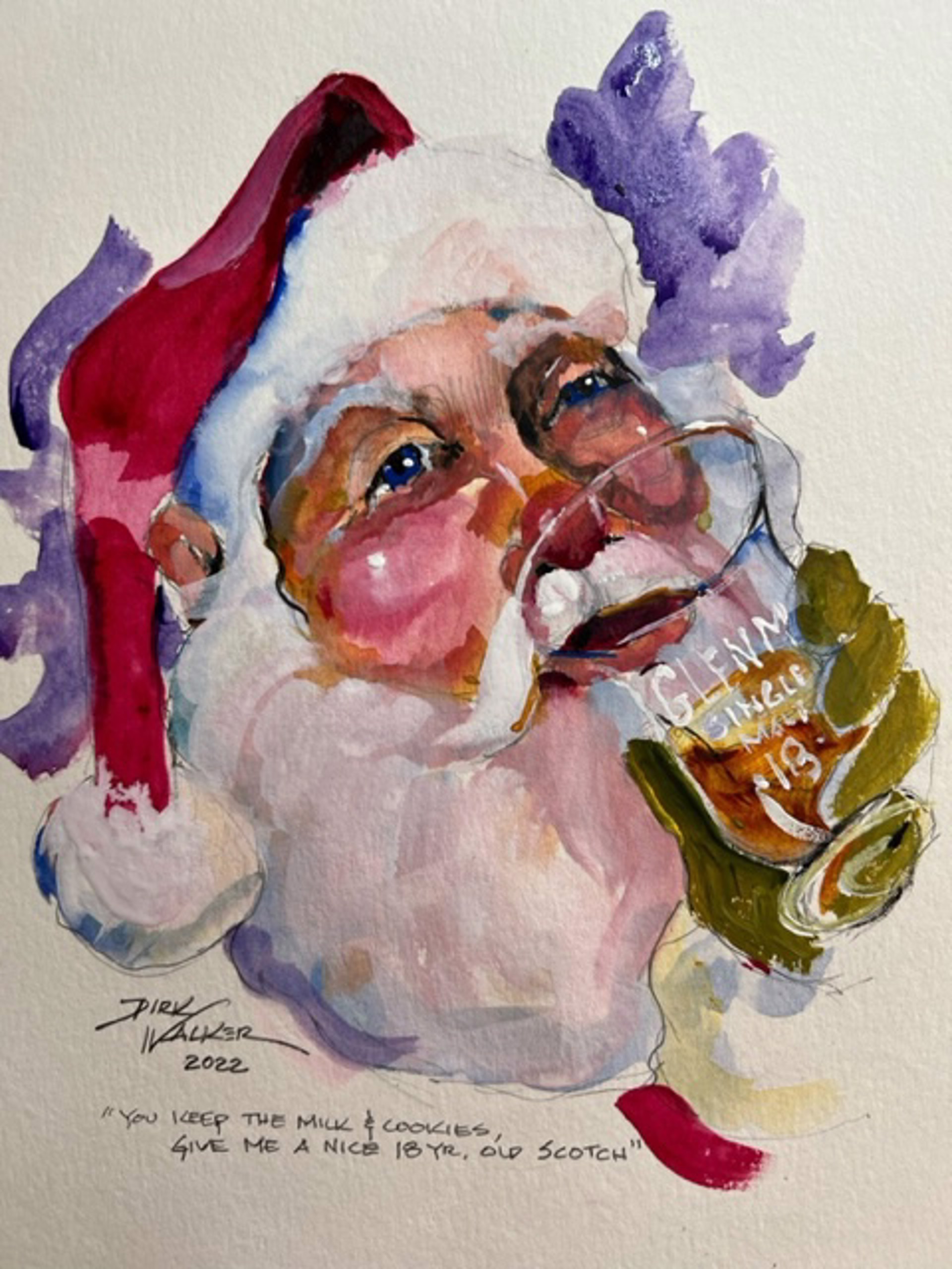 Scotch Santa by Dirk Walker