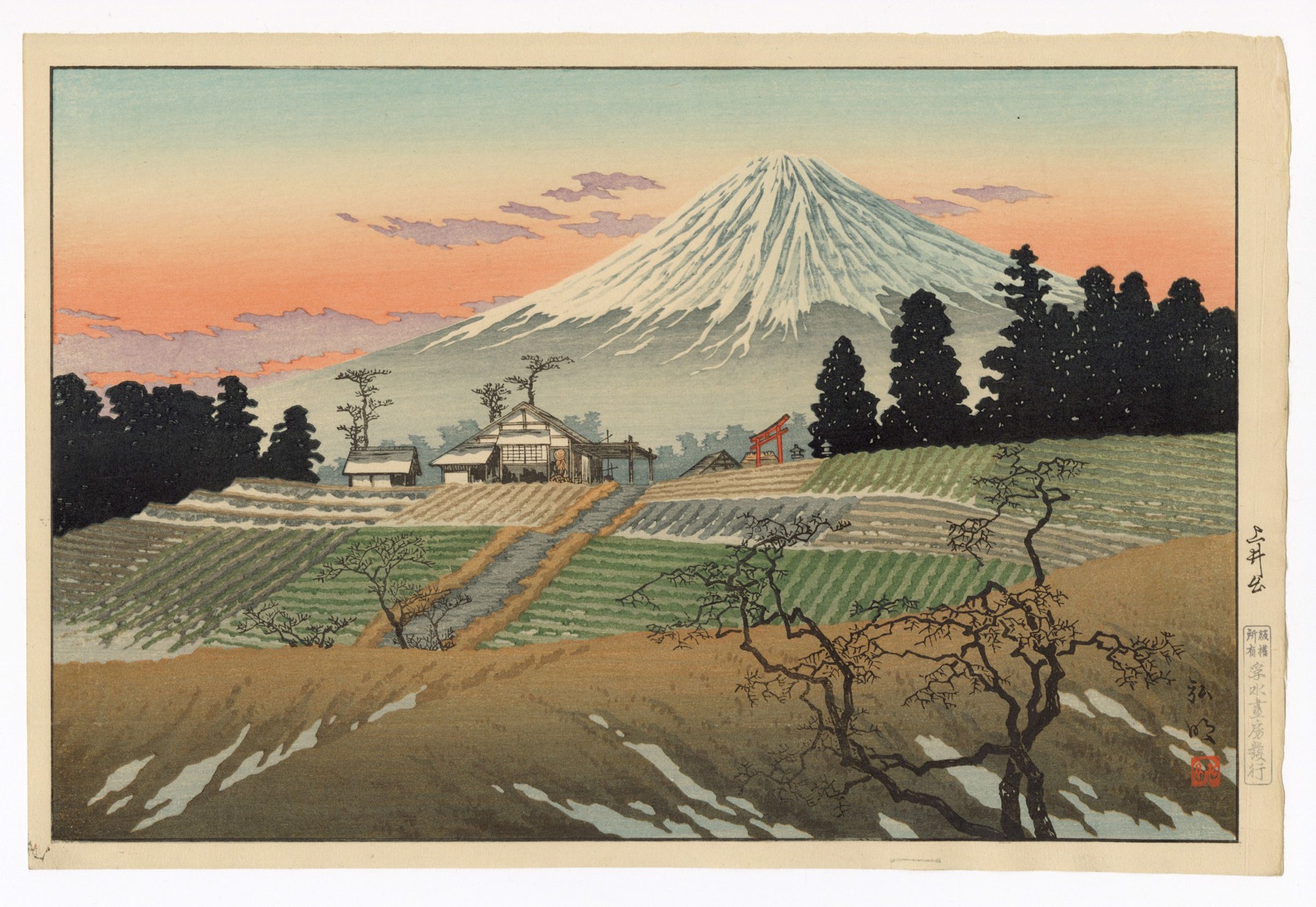 Kamiide Mt. Fuji in the Four Seasons by Takahashi Hiroaki