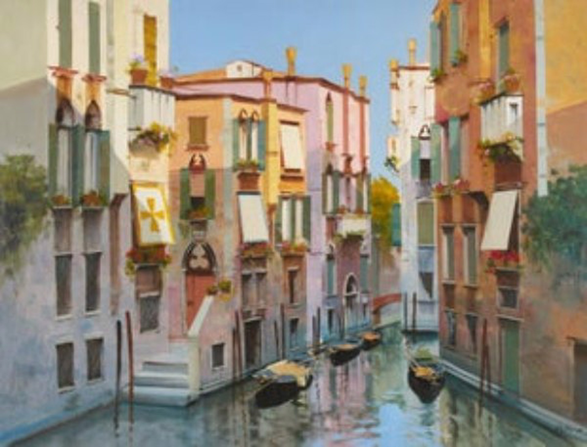 Canal of Venice by Raimondo Roberti