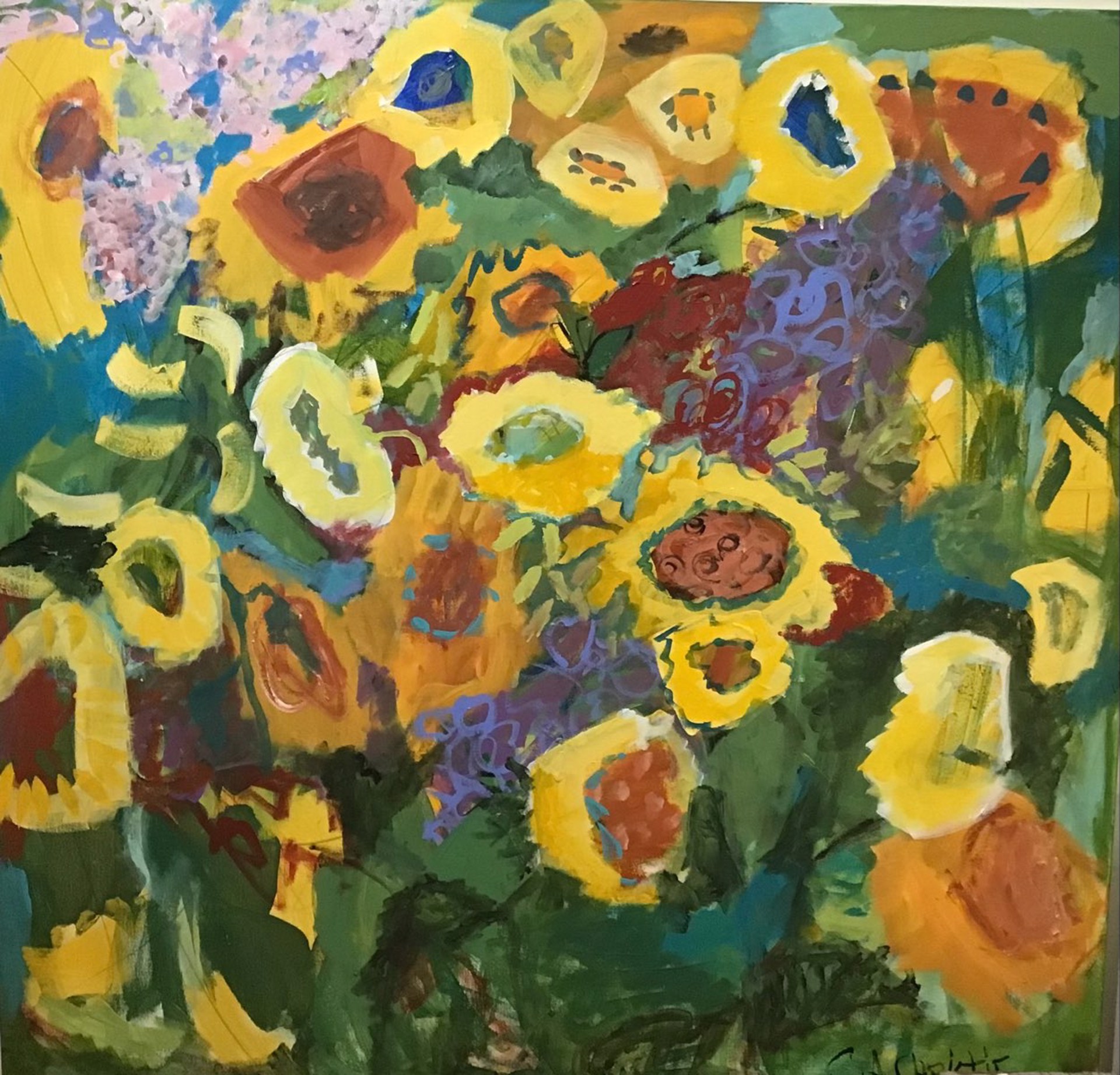 Sunflower Fields by Carol Christie