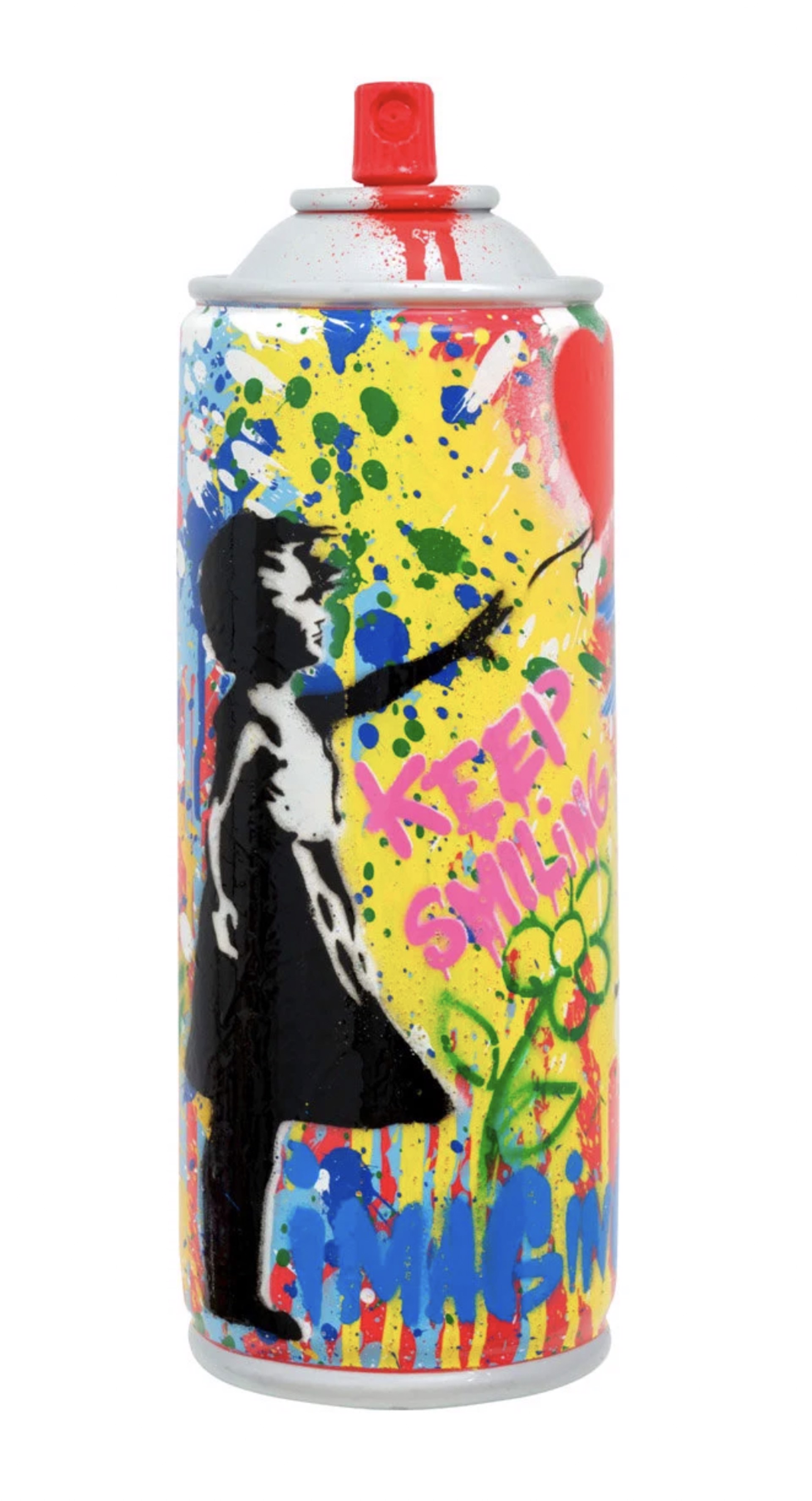 Mr.Brainwash Spray Can ed.700 エディション サイン Mr.Brainwash Spray Can ed.700 エディション サイン Mr
