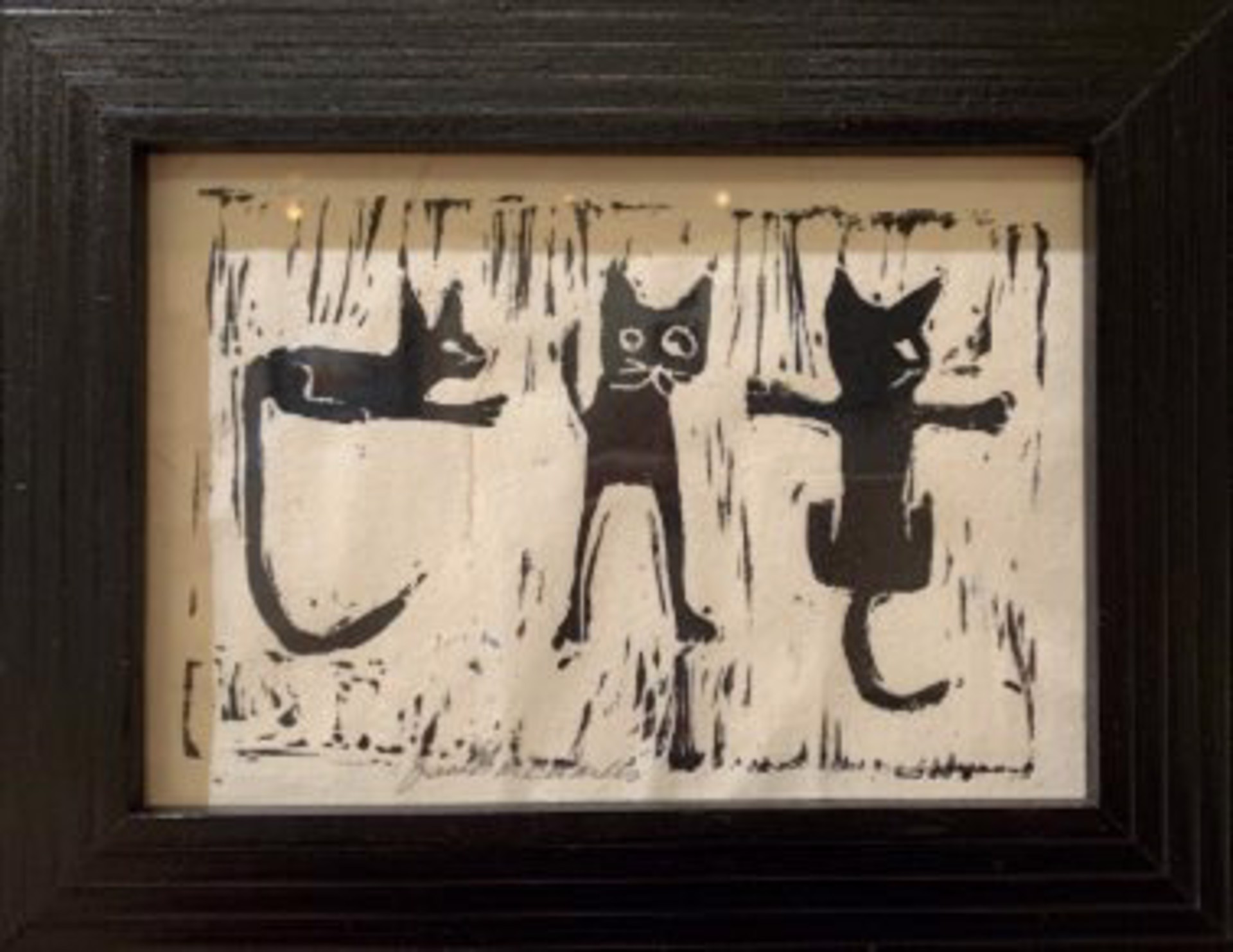 Kitties Spelling Cat by Janice Carragher Charles