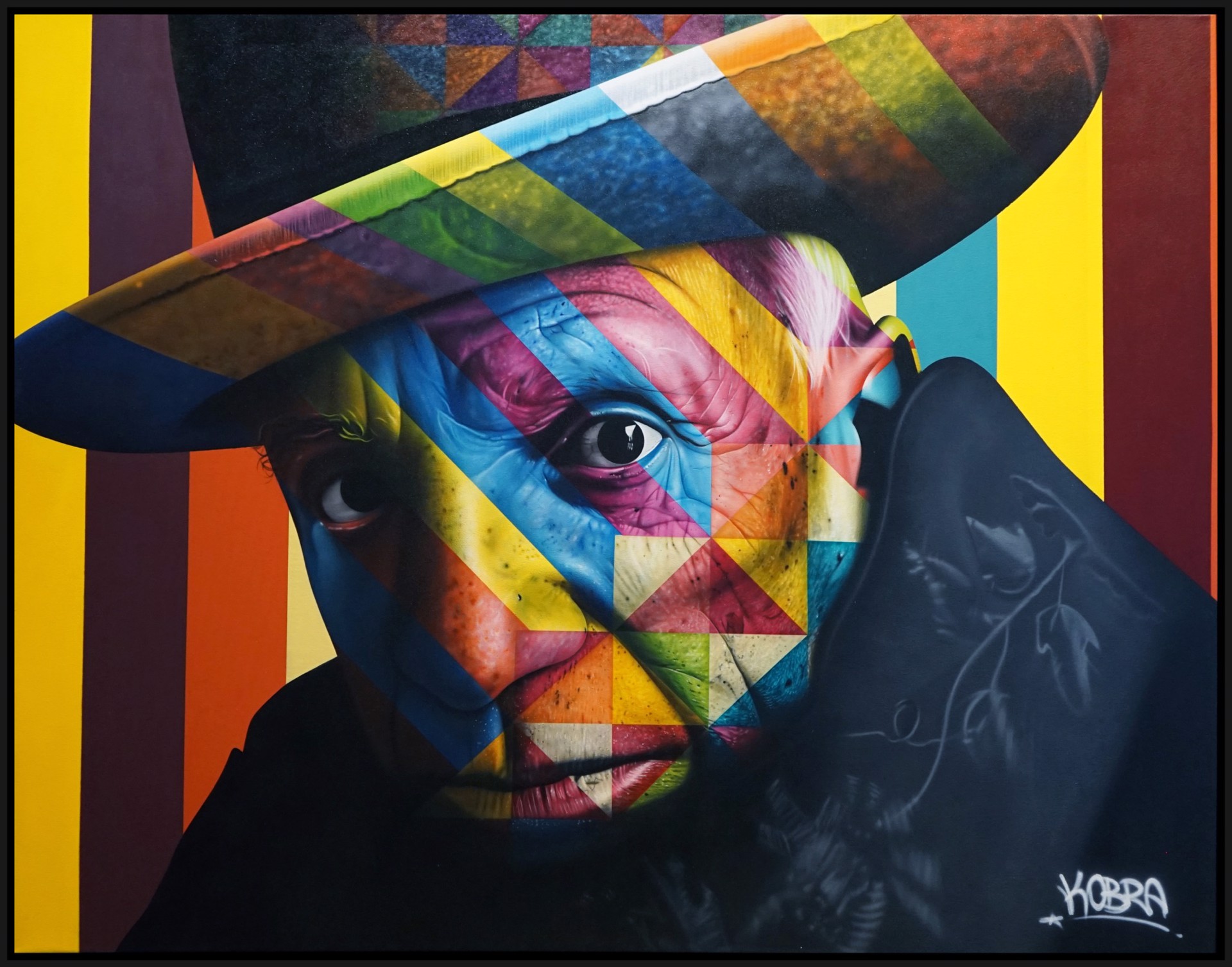 Pablo Picasso by Kobra