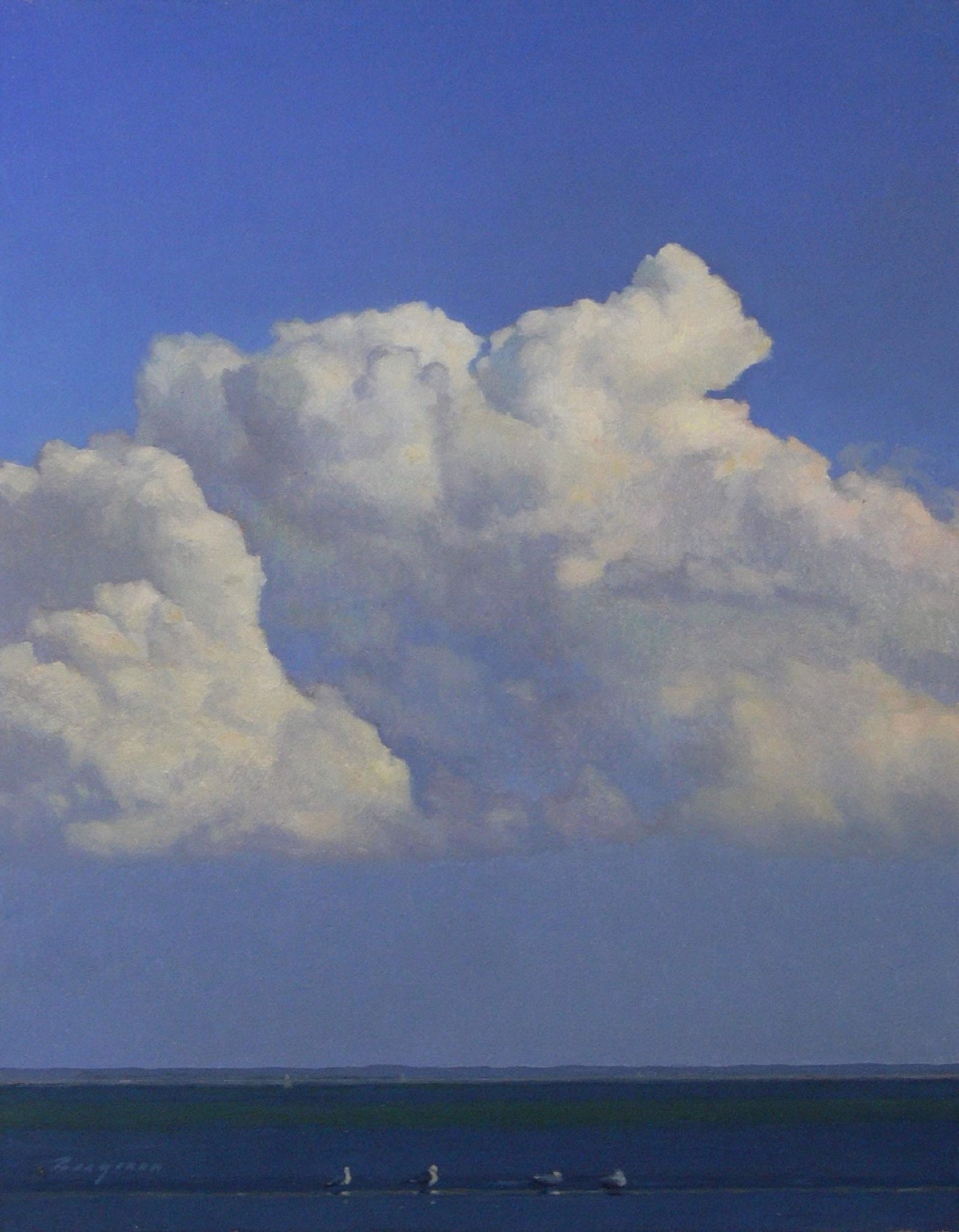 Clouds over the Sound by Peter Bergeron
