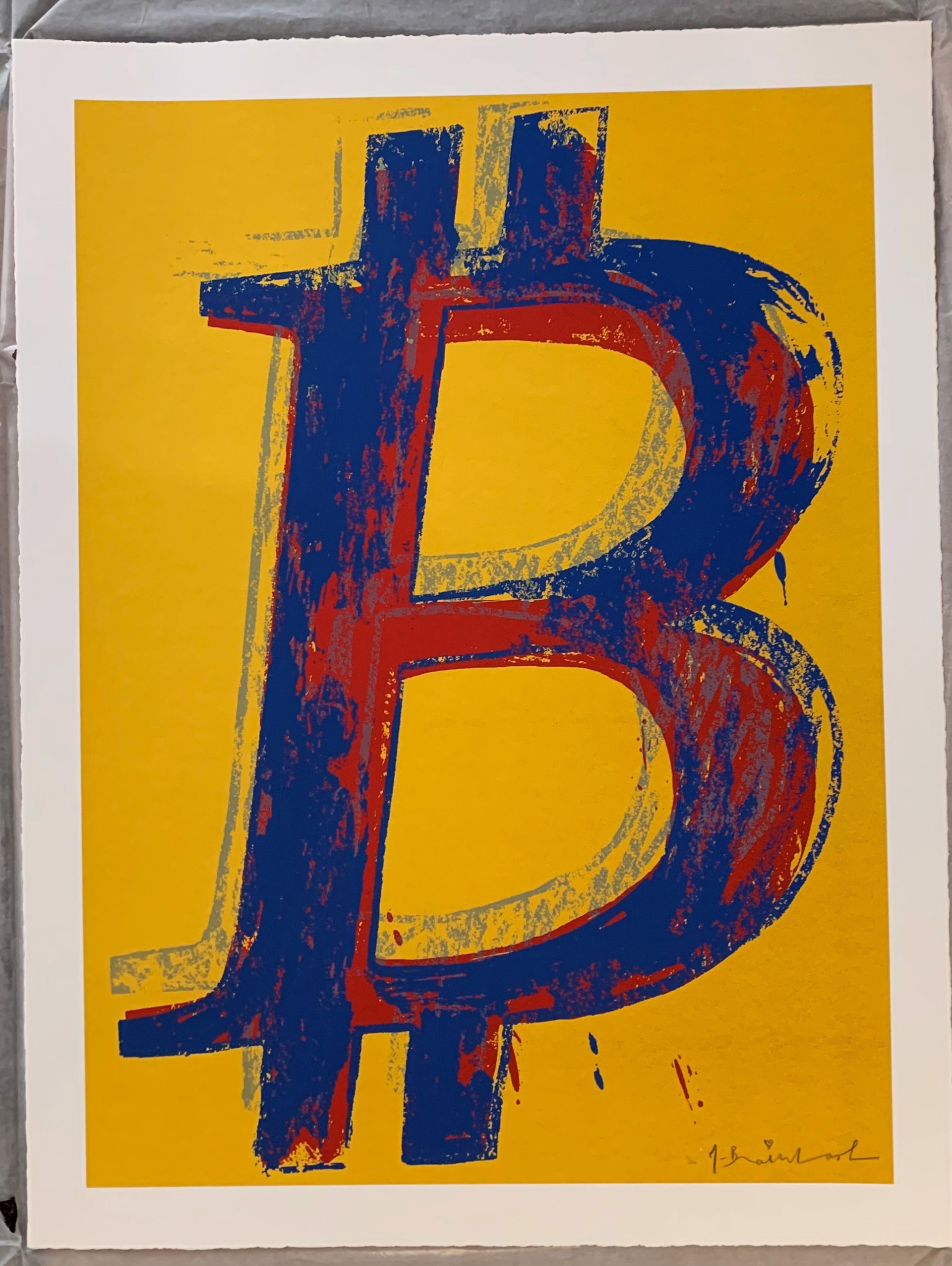 Bitcoin Suite, complete set of 8 prints by Mr. Brainwash