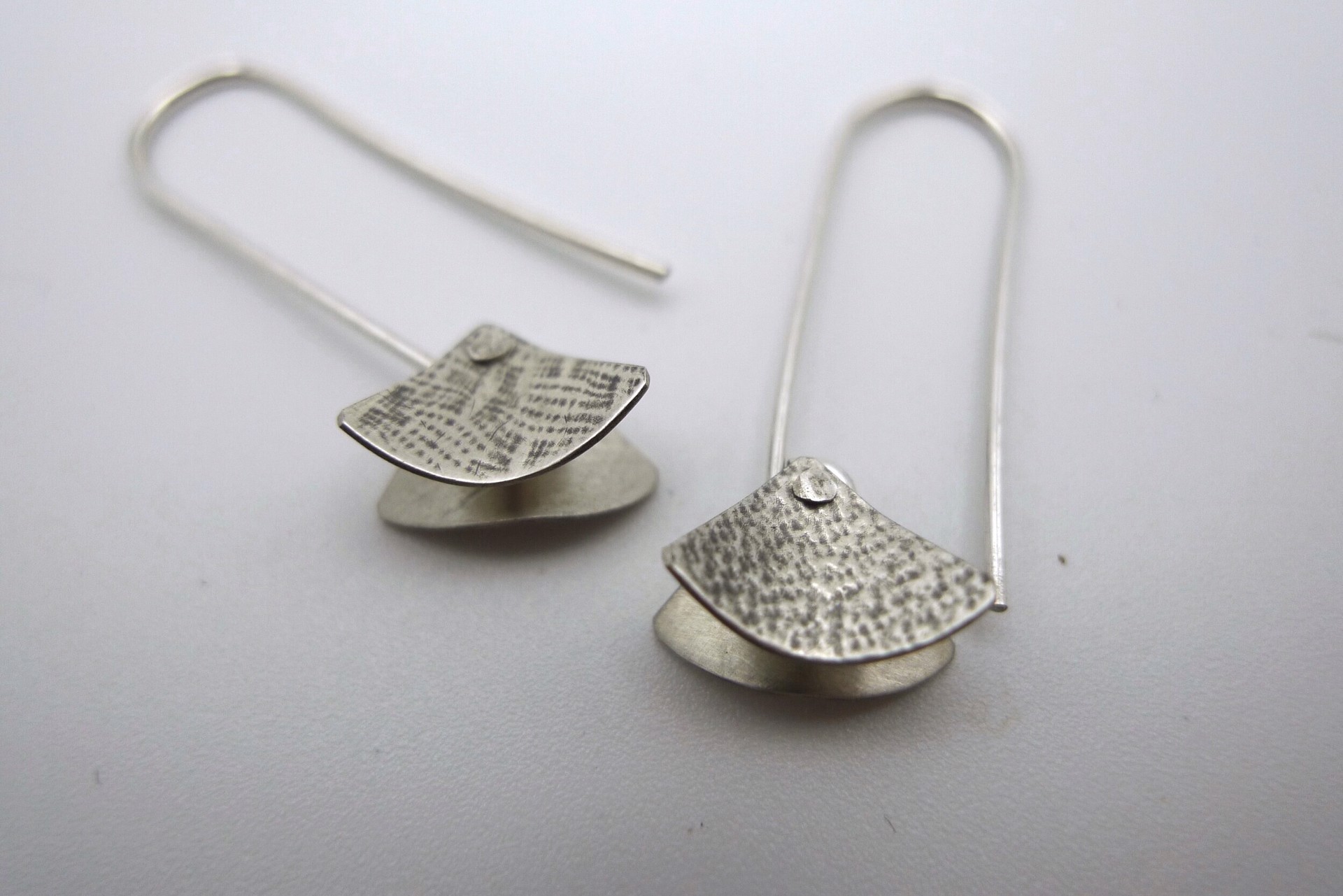 Fan Earrings by Erica Schlueter