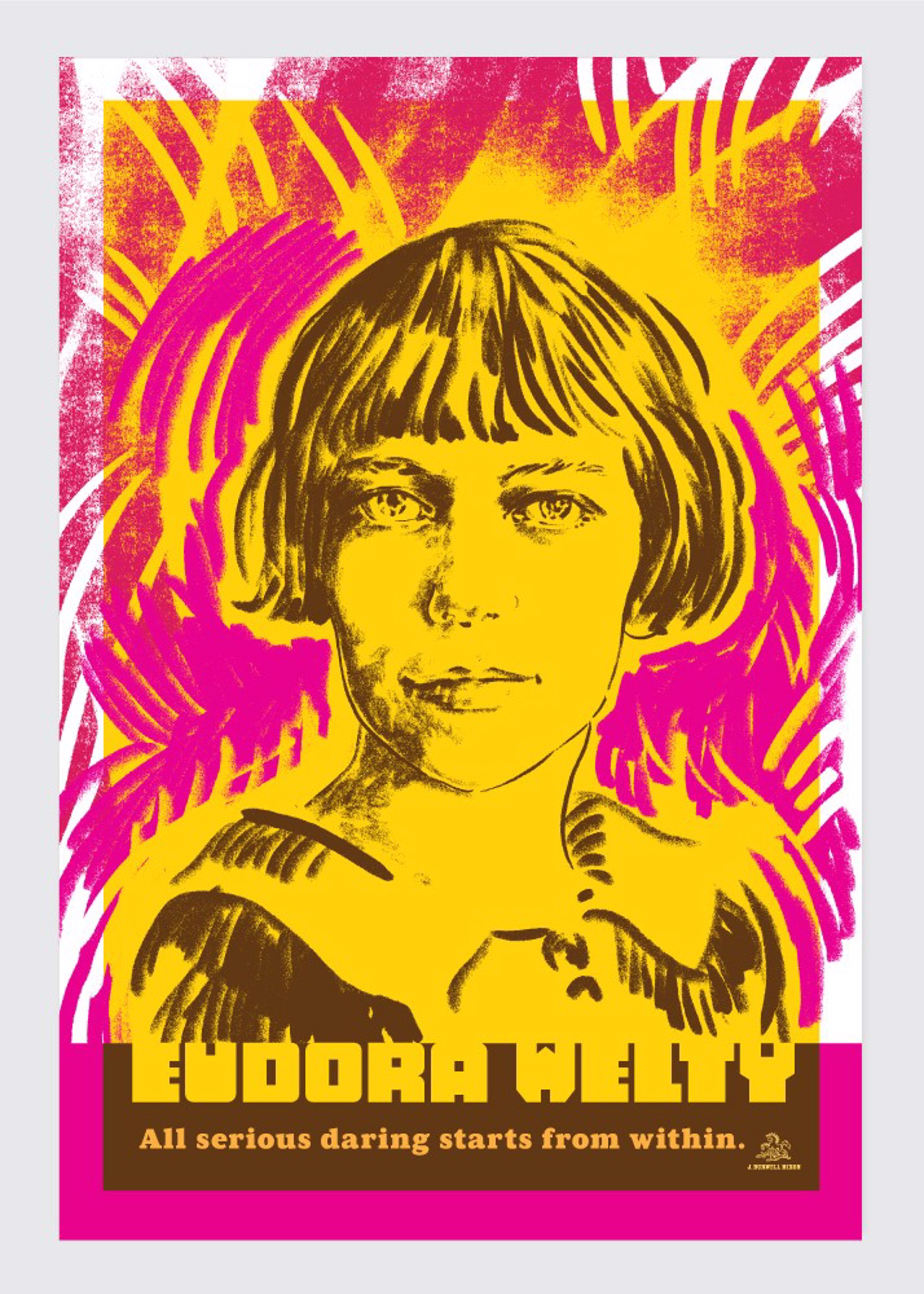 Eudora Welty Poster by Jamie Burwell Mixon