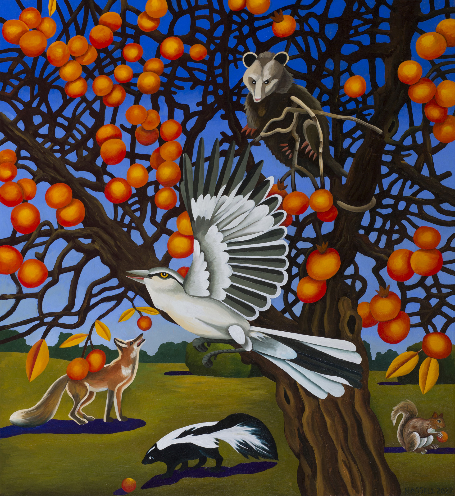 Persimmon Tree by Billy Hassell