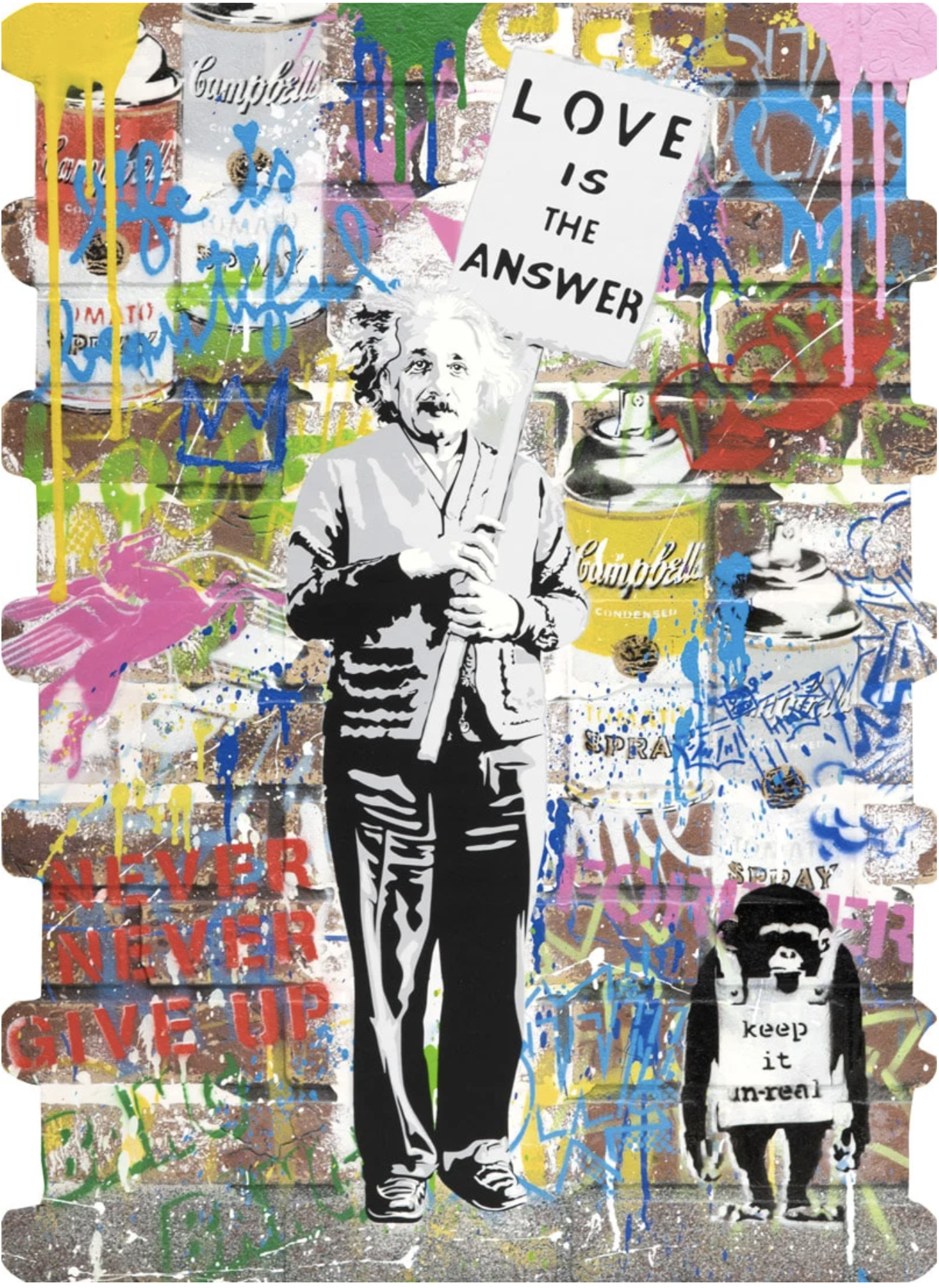 Einstein by Mr Brainwash