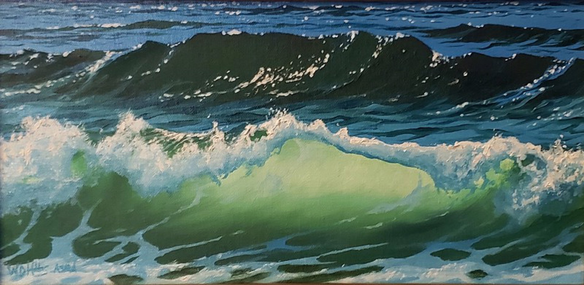 Study of the Surf in Early Light by William D. Hobbs