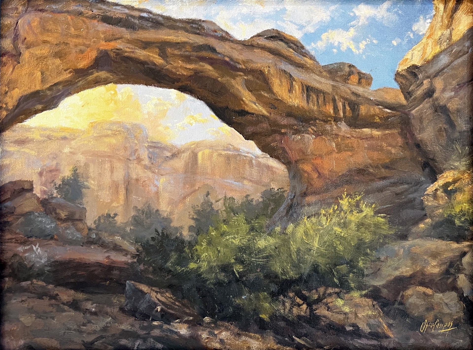 Red Rock Arch by Oscar Campos