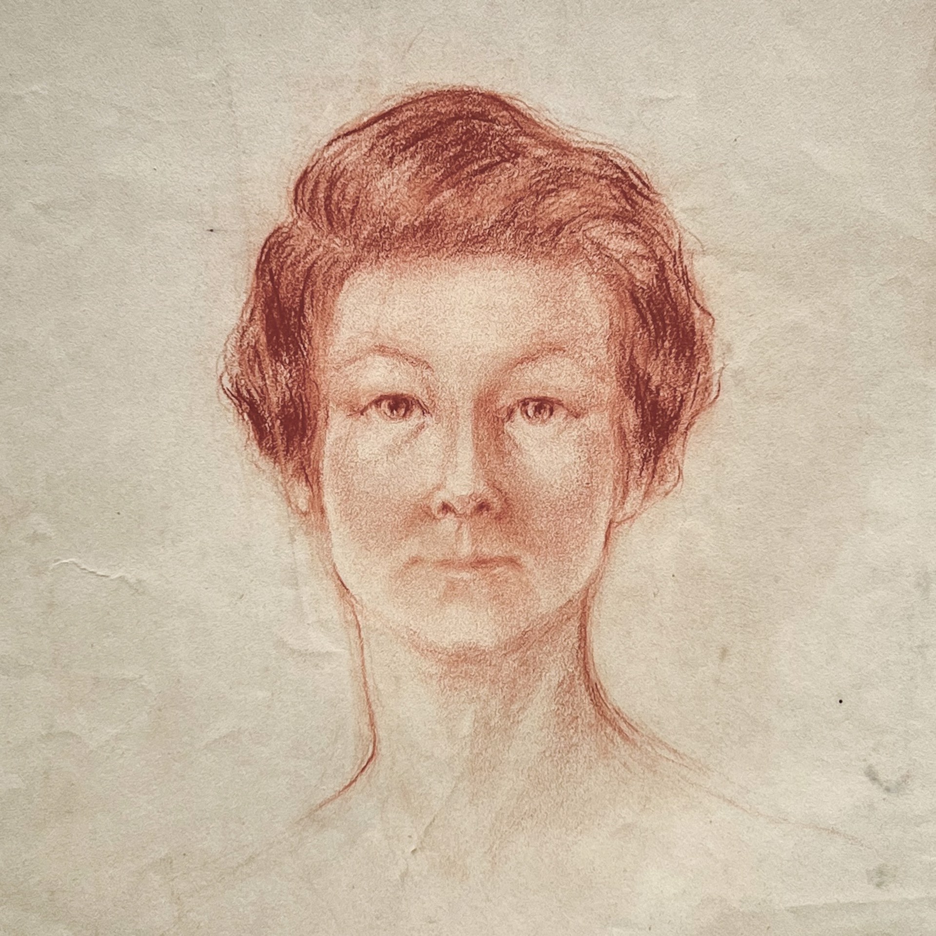 Self Portrait at S. M. Hall by Unknown