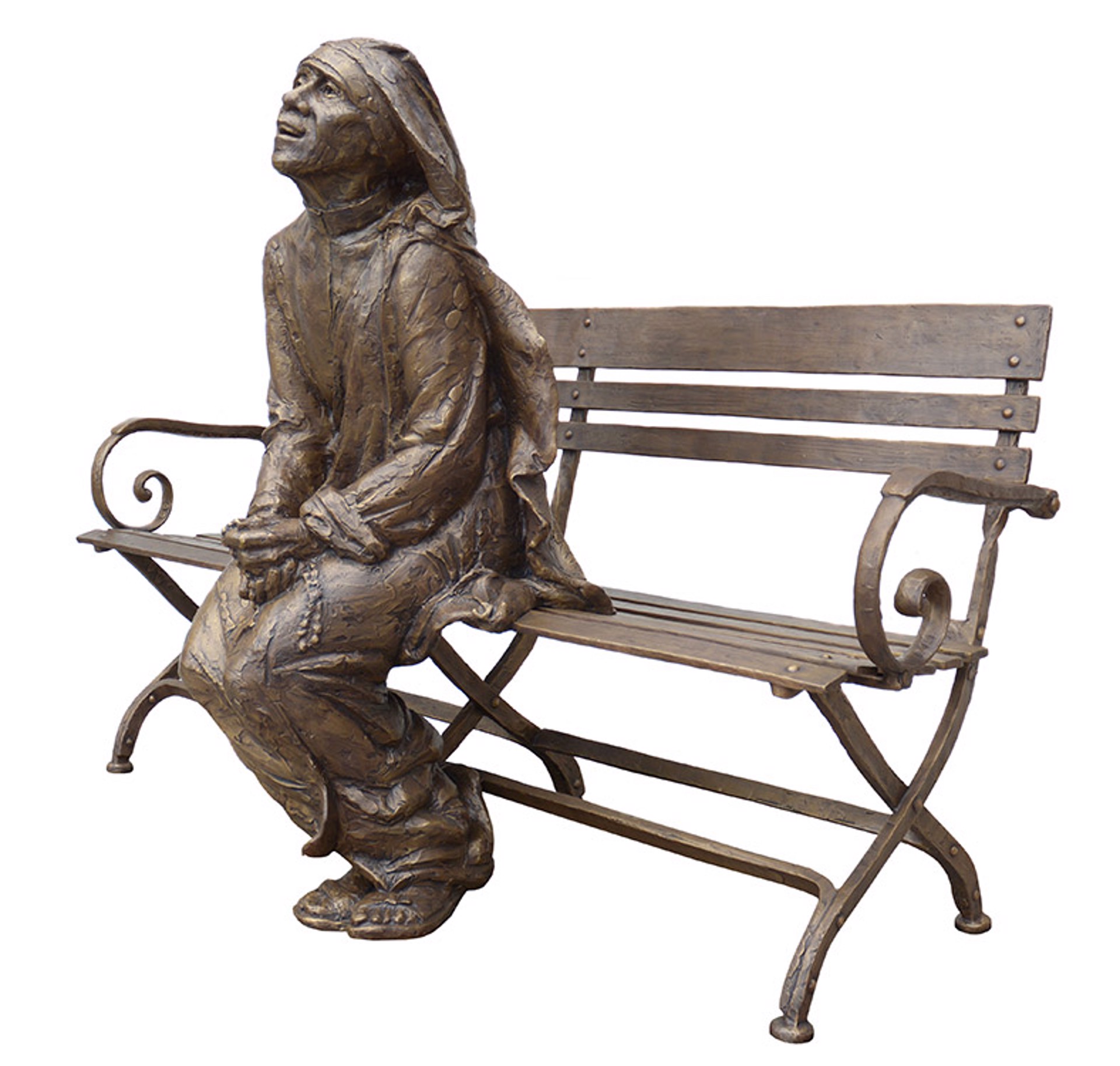 Moher Teresa Bench by Gary Lee Price (sculptor)