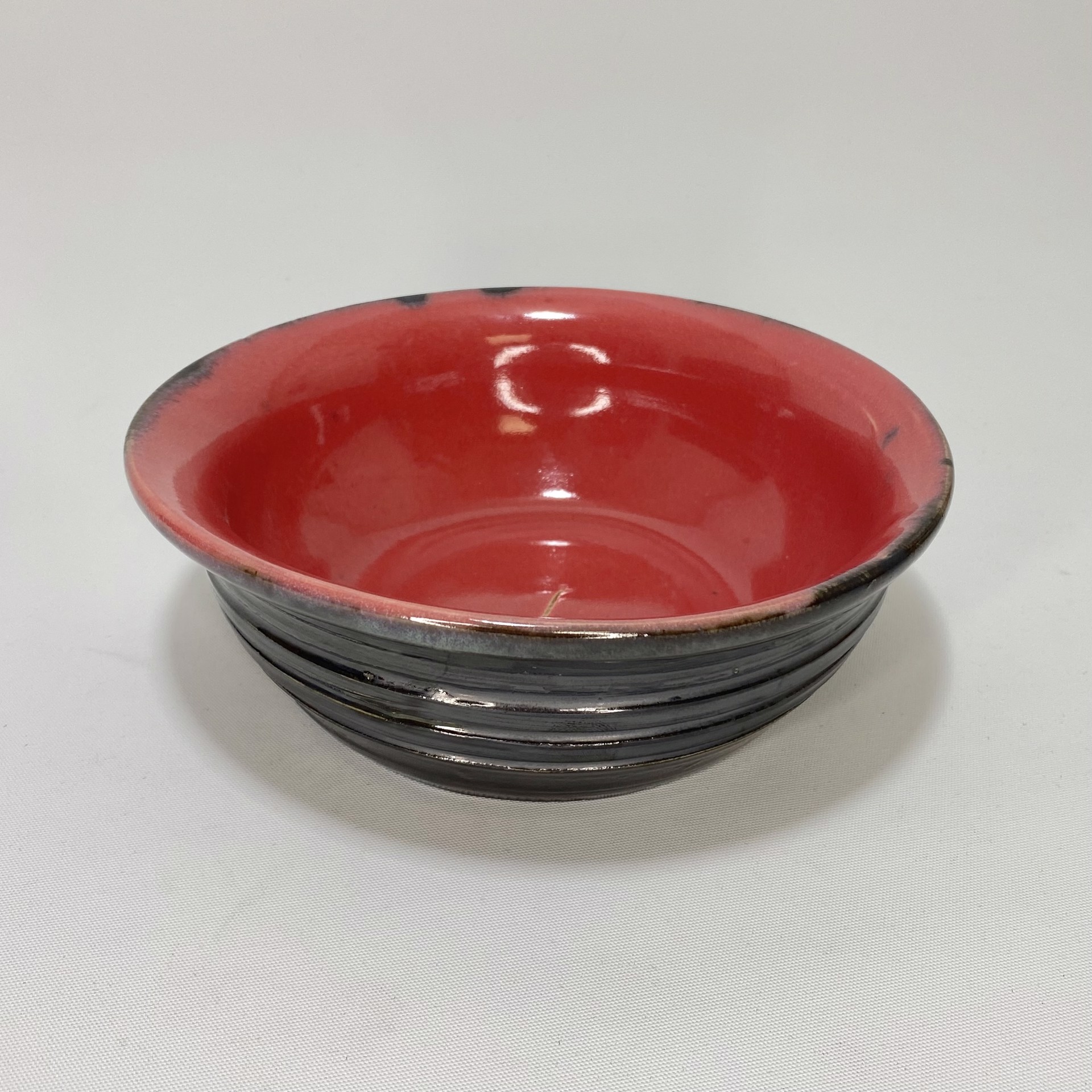 "Grey and Pink Bowl Large" by Justin S. by One Step Beyond