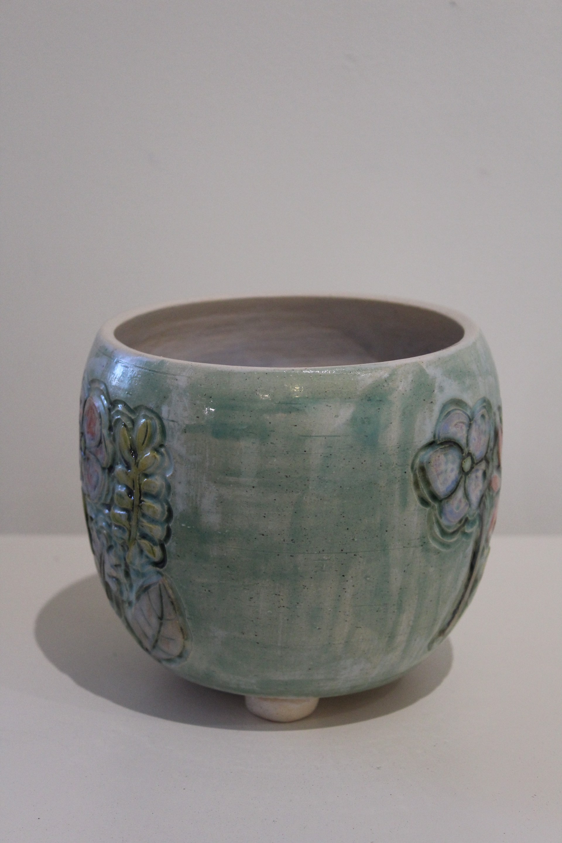 Floral Bowl (NB469) by Nini Bodenheimer