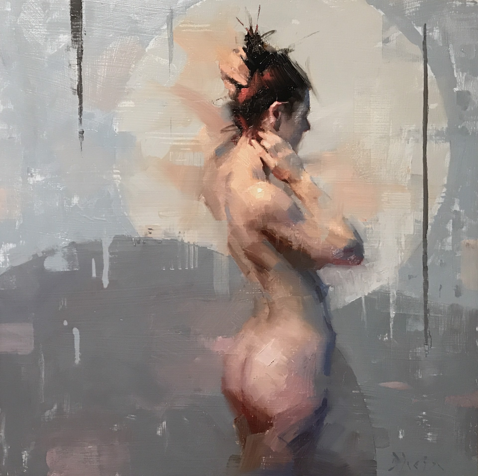 Nude with Grey by Jacob Dhein