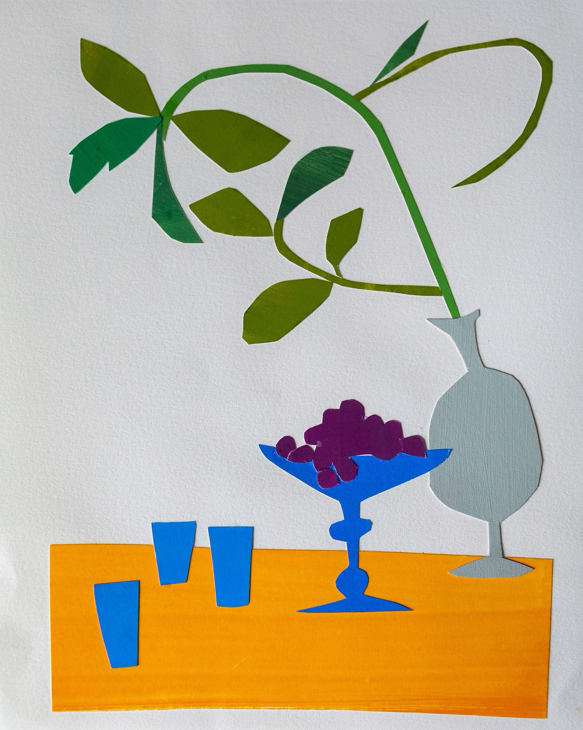 Small Collage Still Life No. 15 by Susan Hable