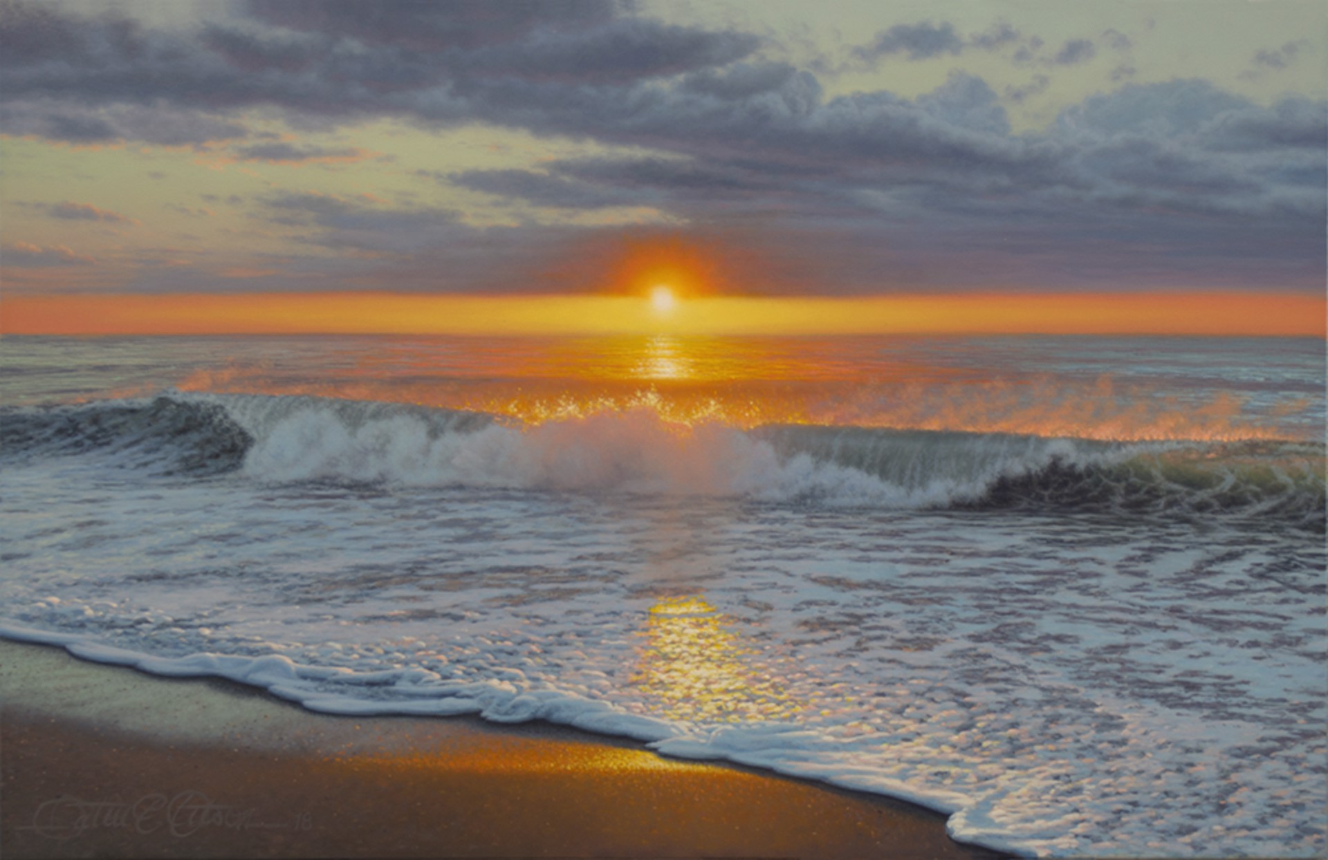 Siesta Sunset by Patrick Kitson