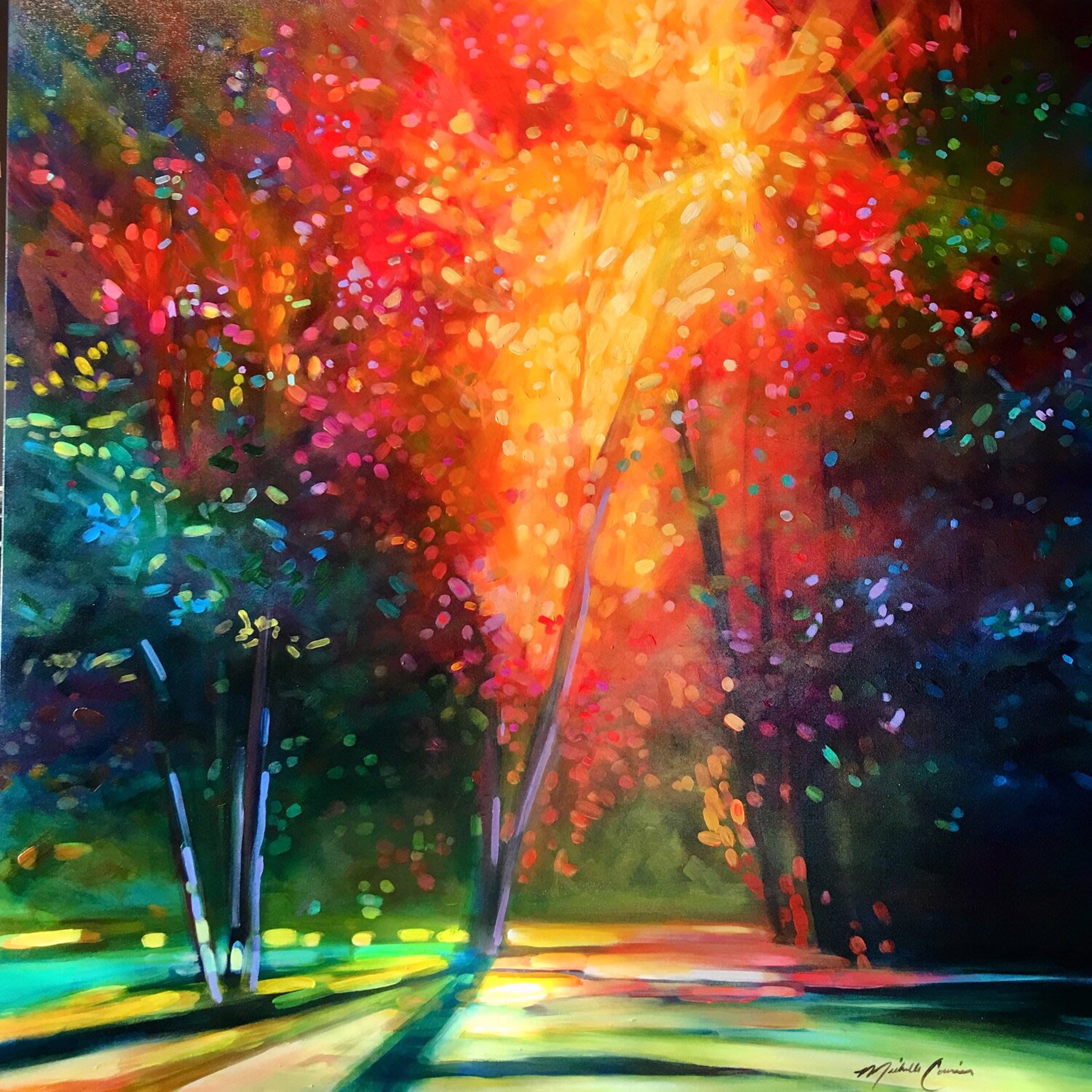 Technicolor Trees #1 by Michelle Courier