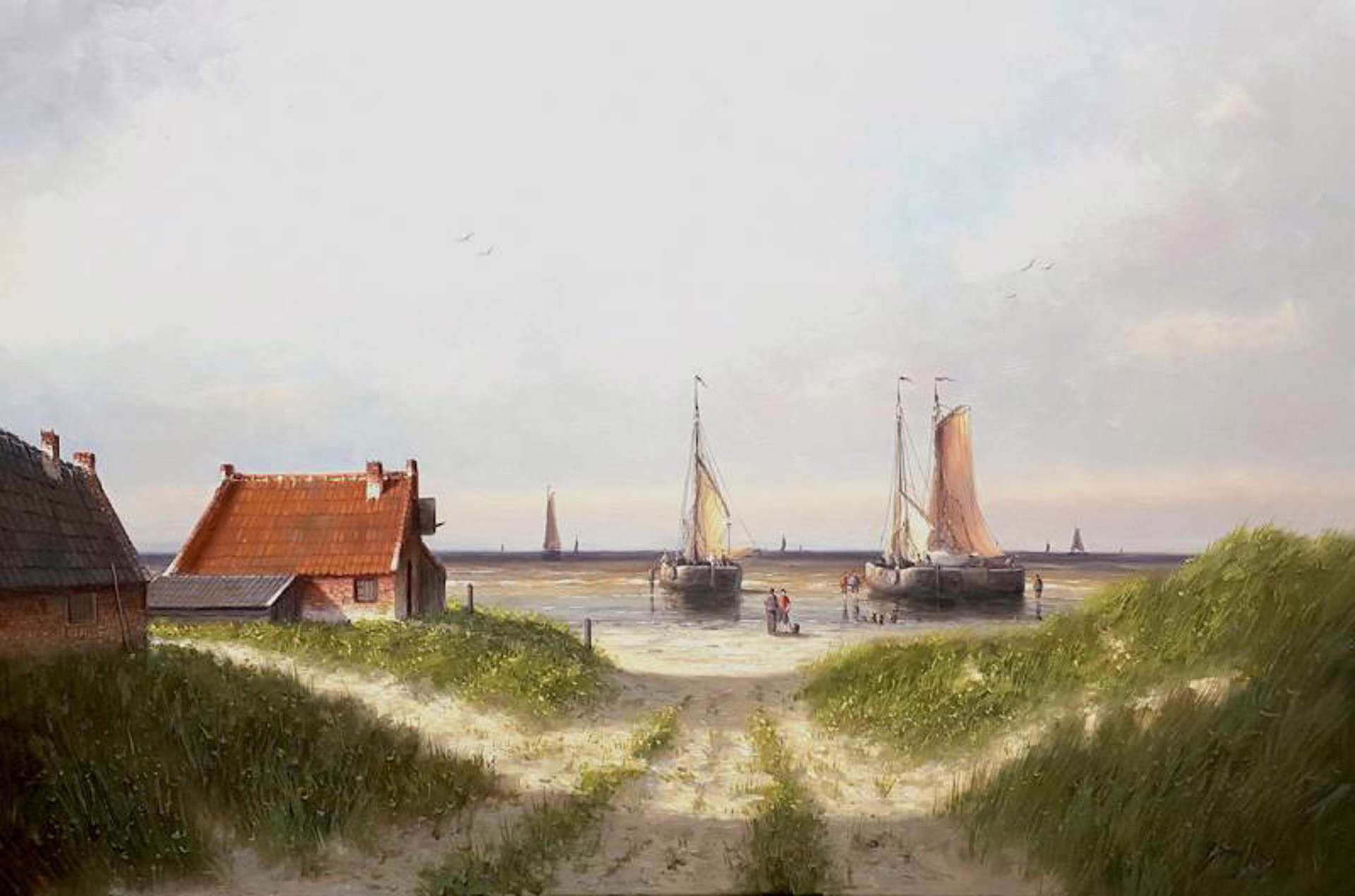 Shore and Sails by Simon Balyon