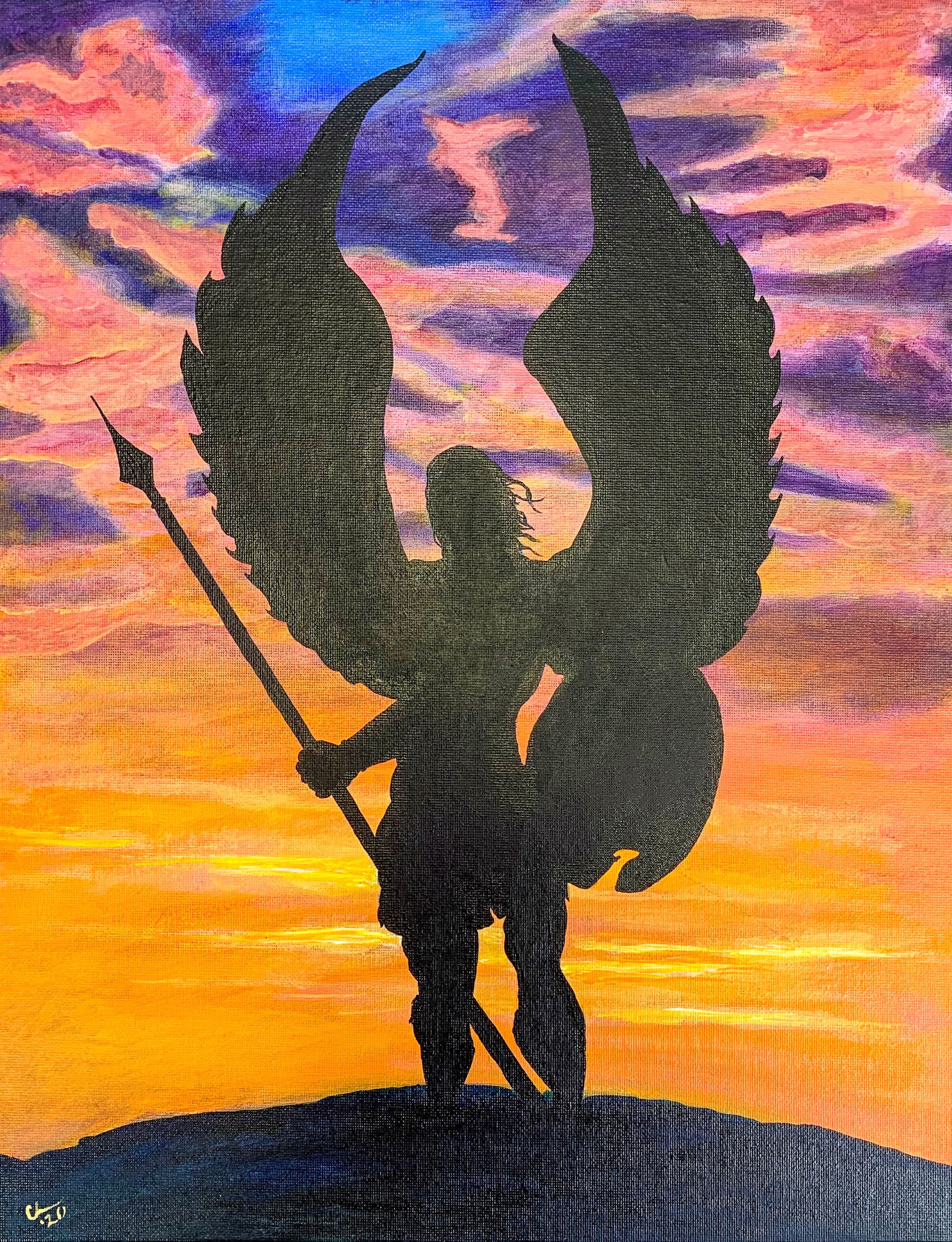 Archangel Silhouette by Chris Allen