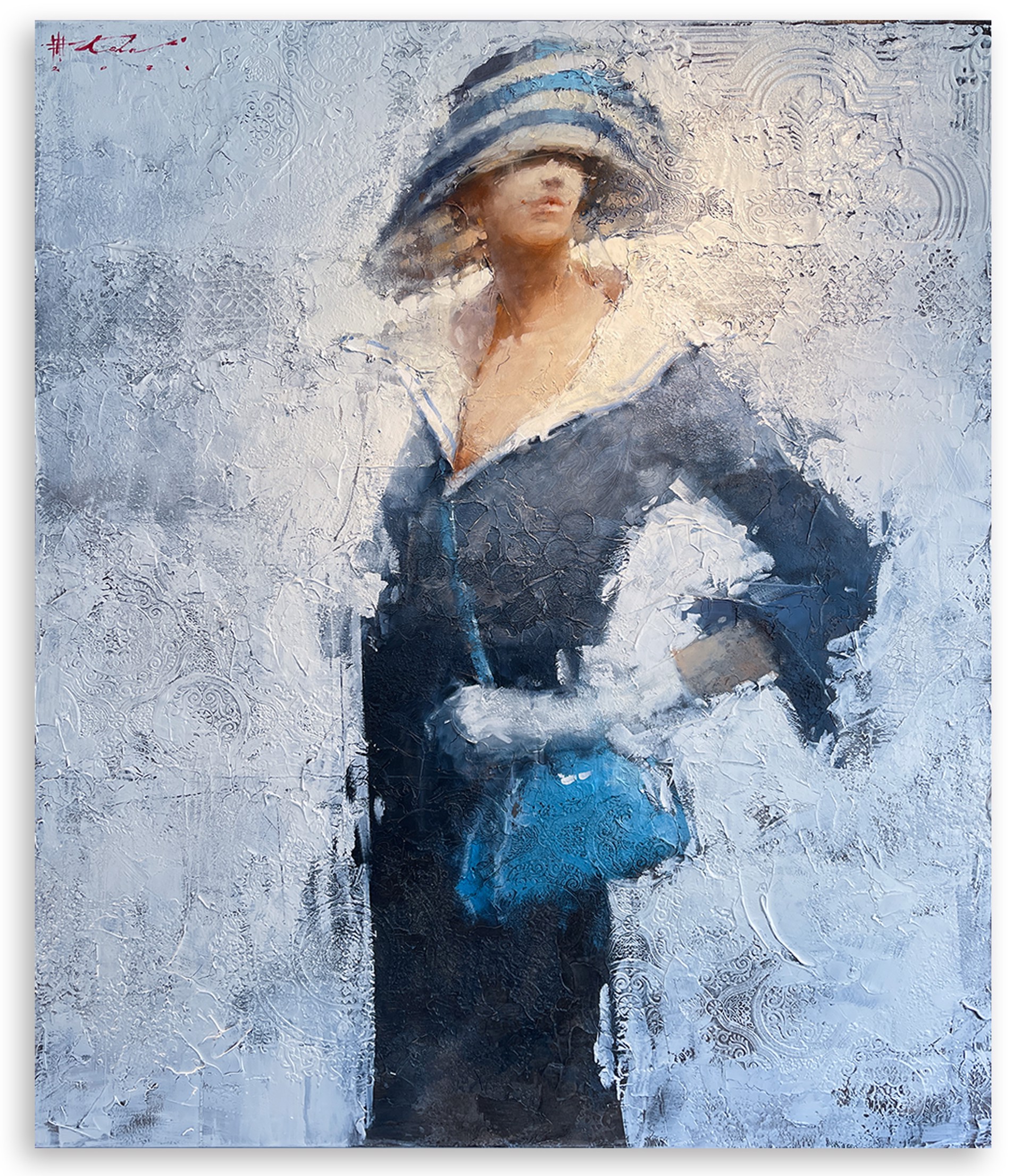 "Rhapsody on the Theme of Blue and Turquoise" AKD by Andre Kohn