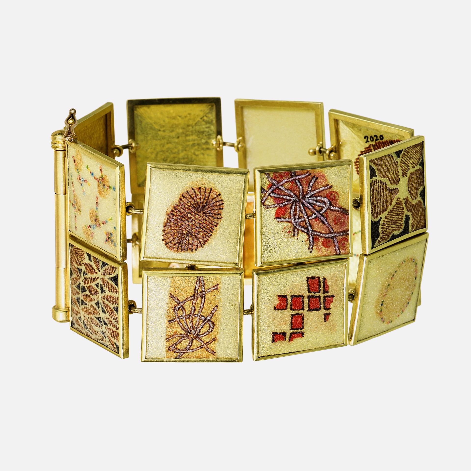 Ravenna Golds (Bracelet), 2020 by Jamie Bennett