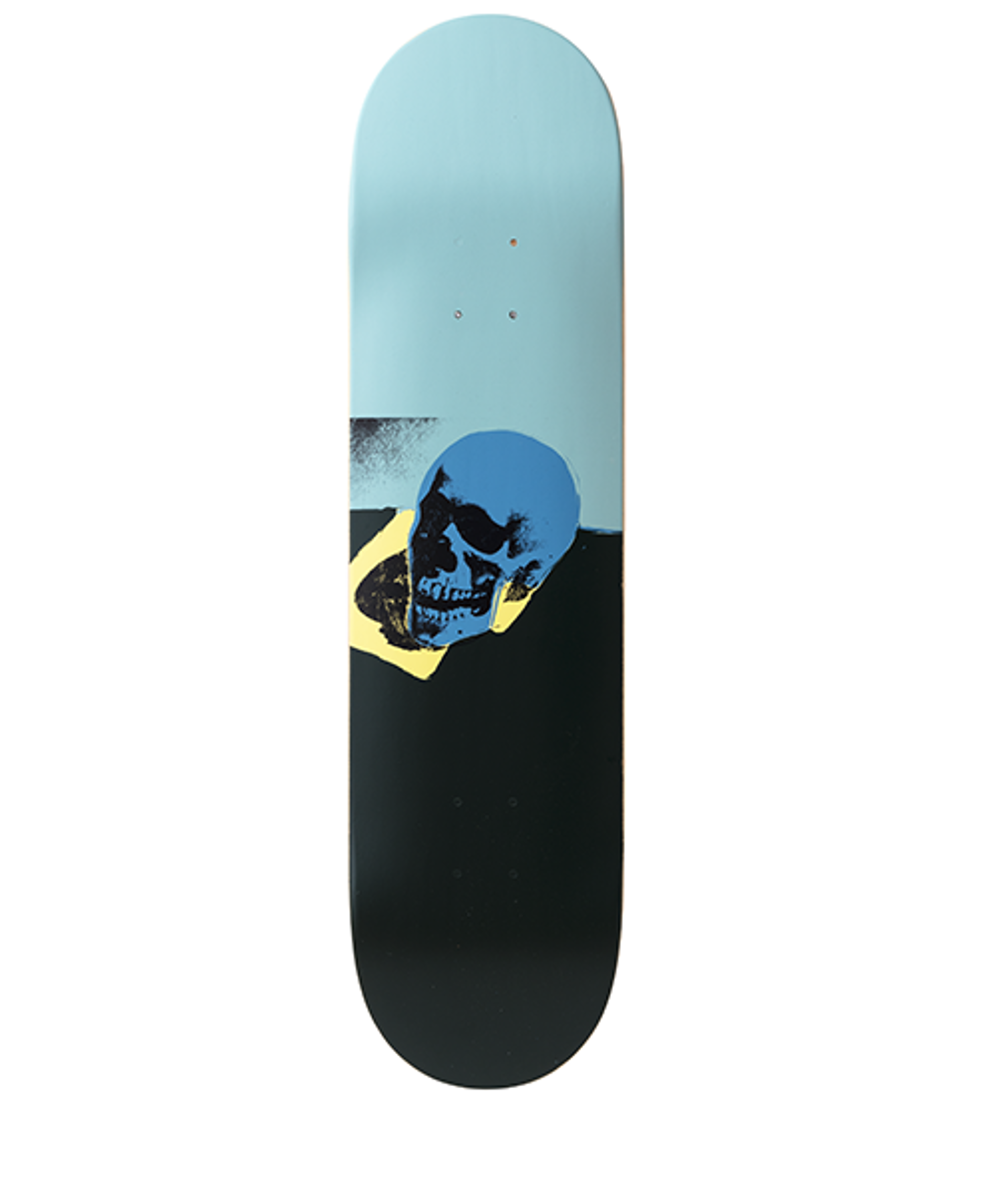 Blue Skull Skate Deck by Andy Warhol
