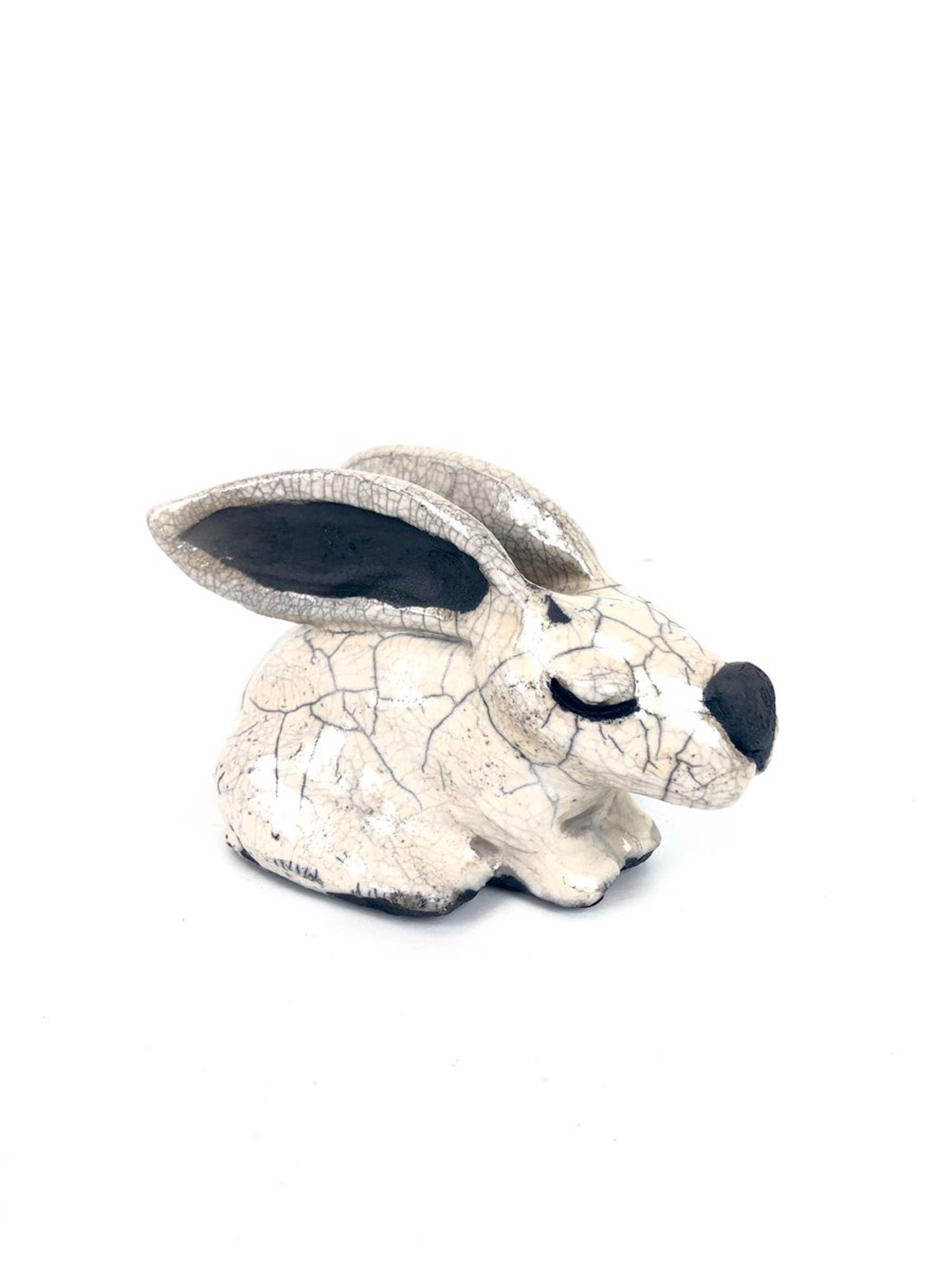 X-Small Crackle Bunny by Susan Lawless