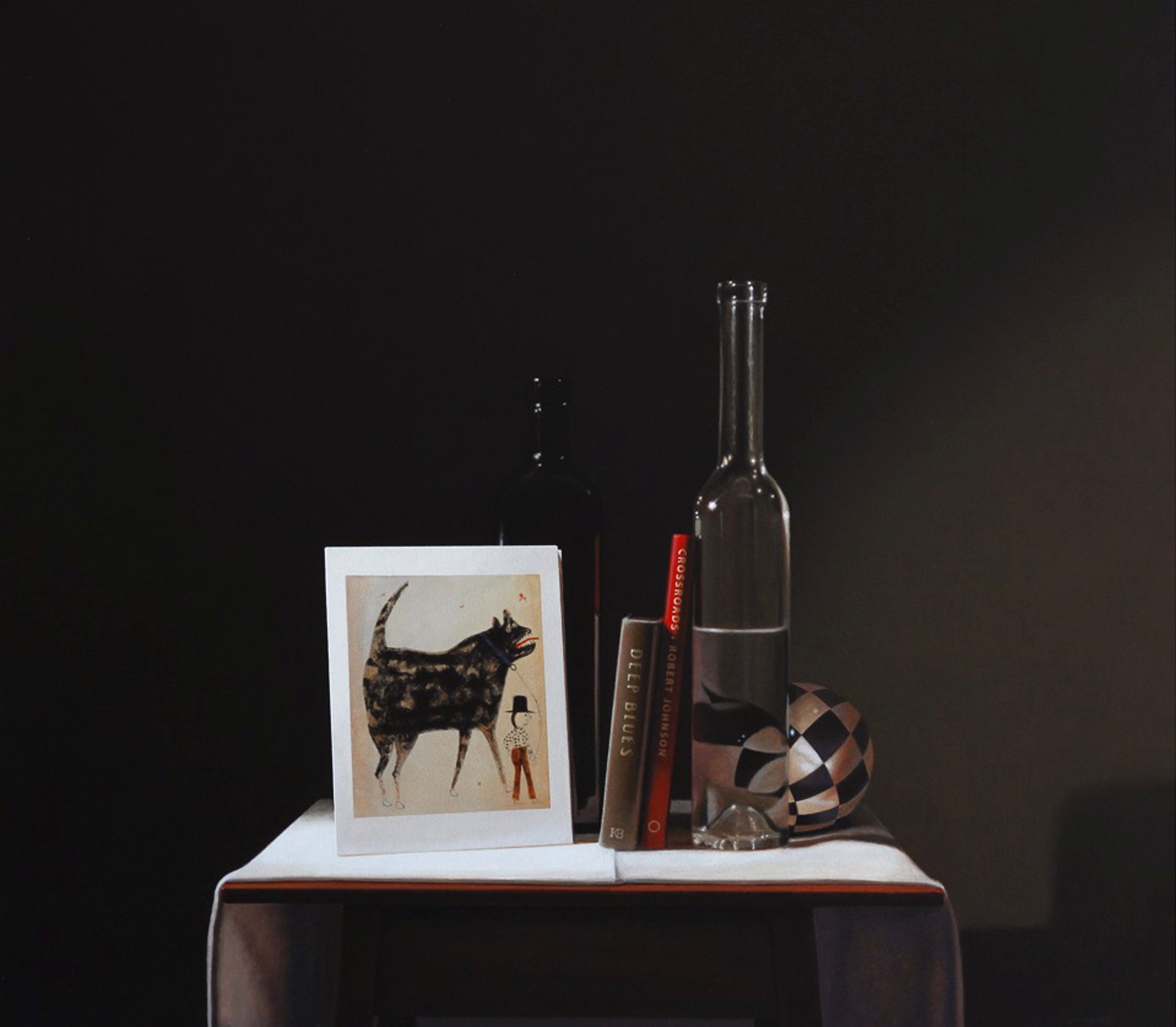 Still Life with Bill Traylor and Robert Johnson by Guy Diehl