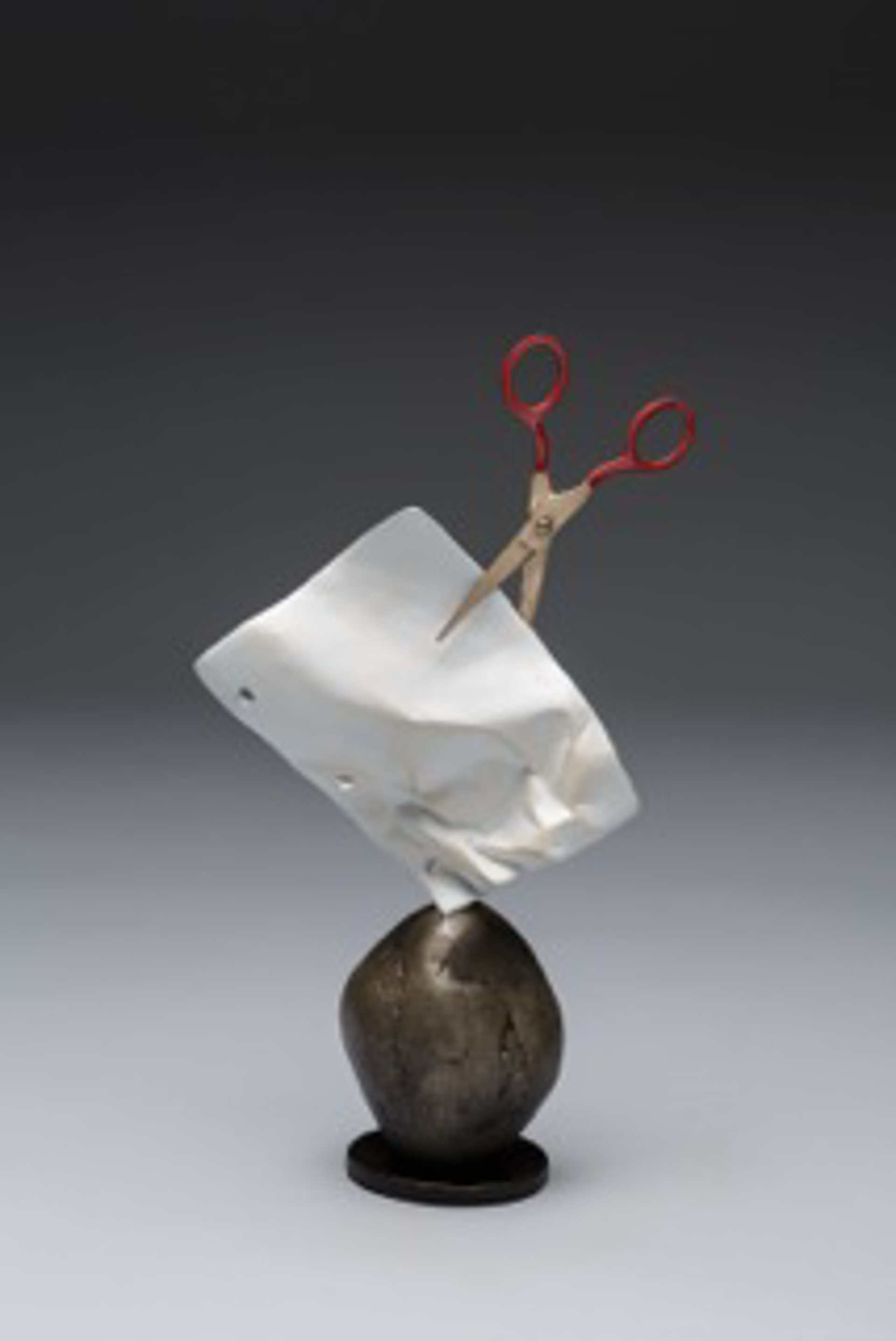 Rock, Paper, Scissors (Maquette) by Kevin Box