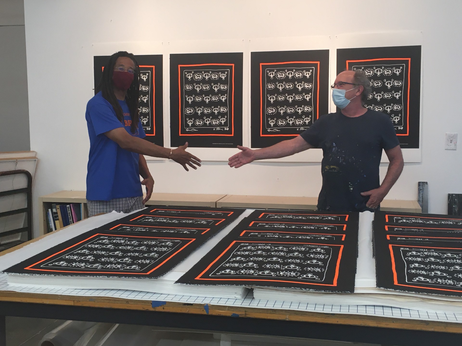 Repeat | Eric Orr X Keith Haring (192/250) by Eric Orr