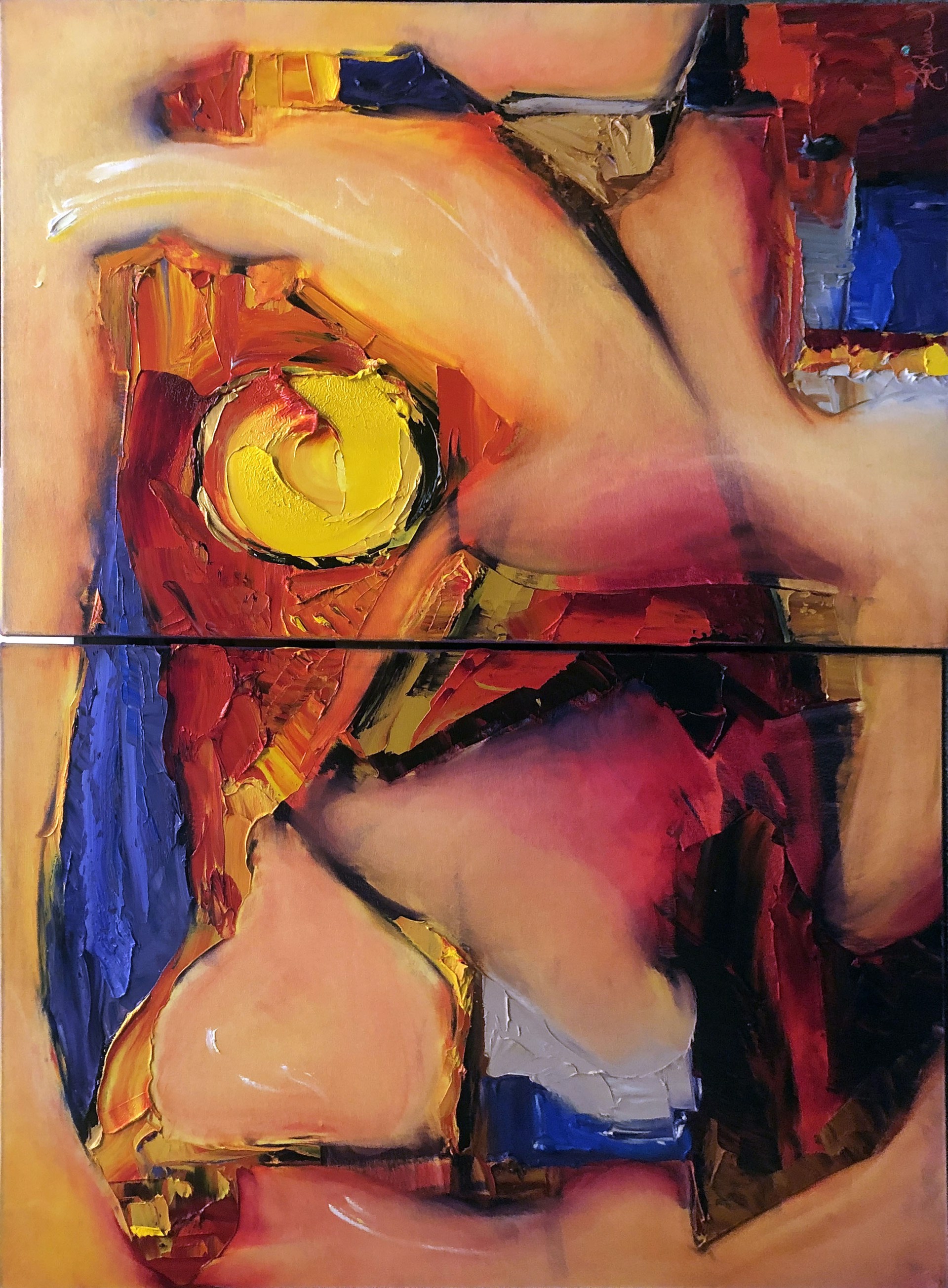 Solar Fusion Diptych by JD Miller