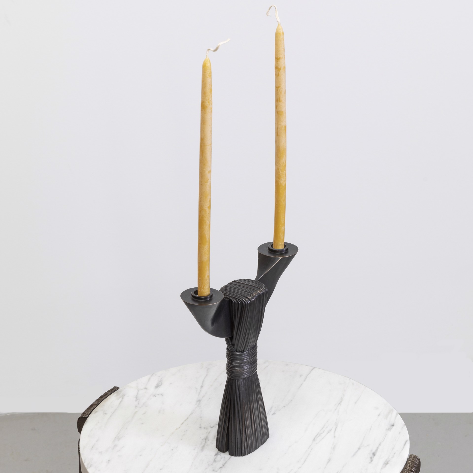 Candelabra in bronze by Anasthasia Millot