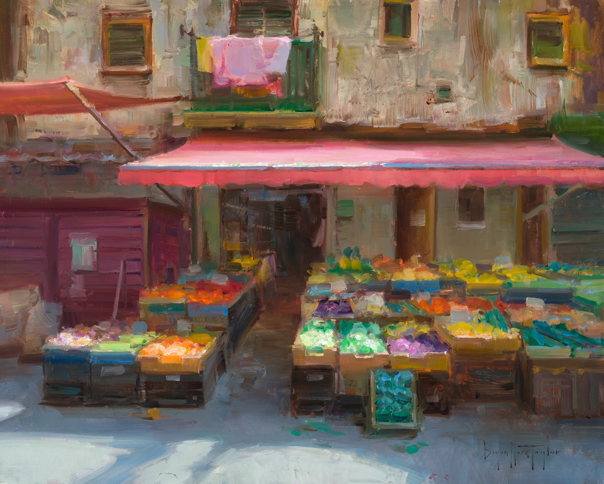 Laundry Day, Market Day by Bryan Mark Taylor