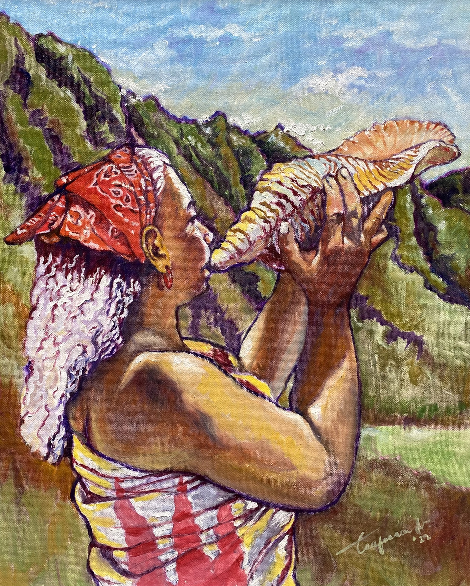 Koʻolau Conch by Hank Taufaasau