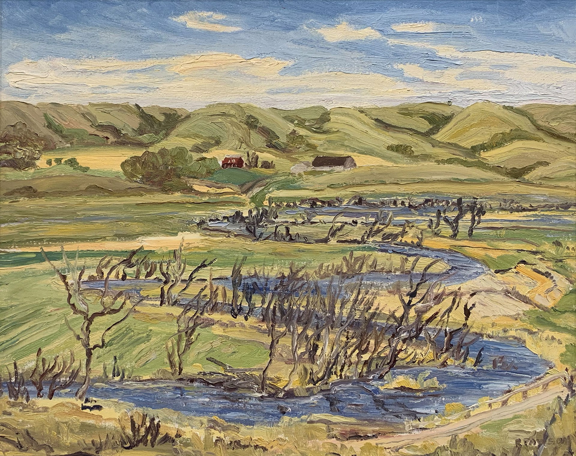 Early Summer in the Valley by Ruth Pawson (1908-1994)