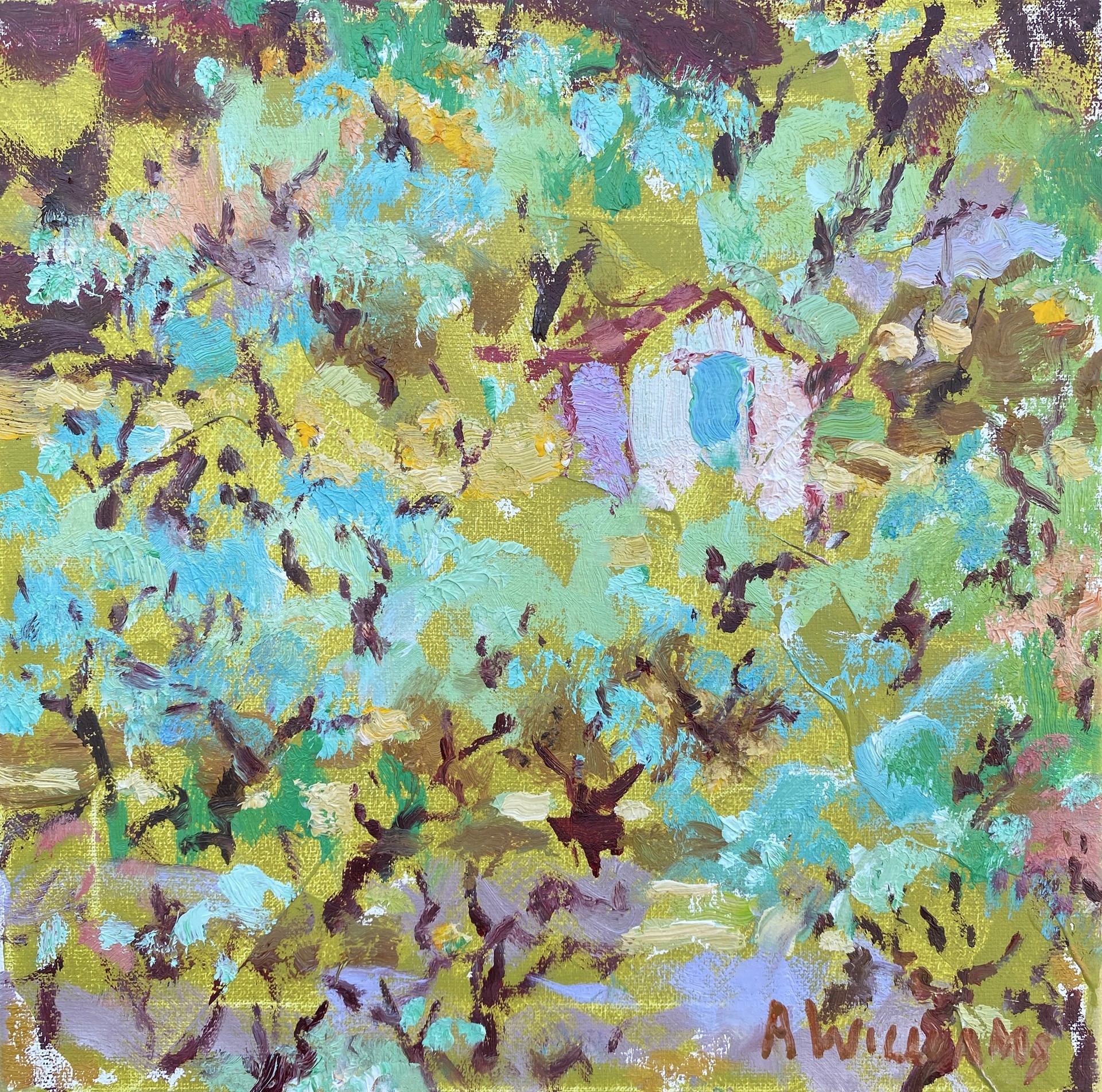"Once and Olive Grove" original oil painting by Alice Williams