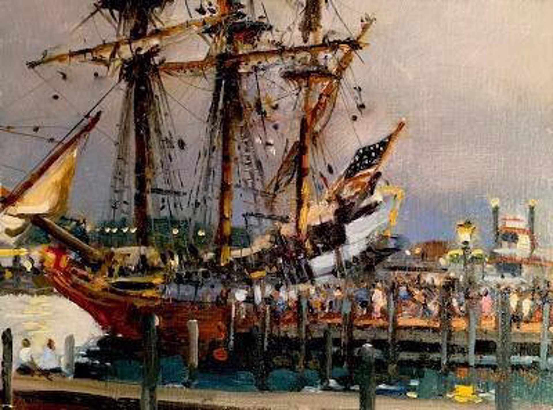 Three-Masted, Annapolis by Stewart White
