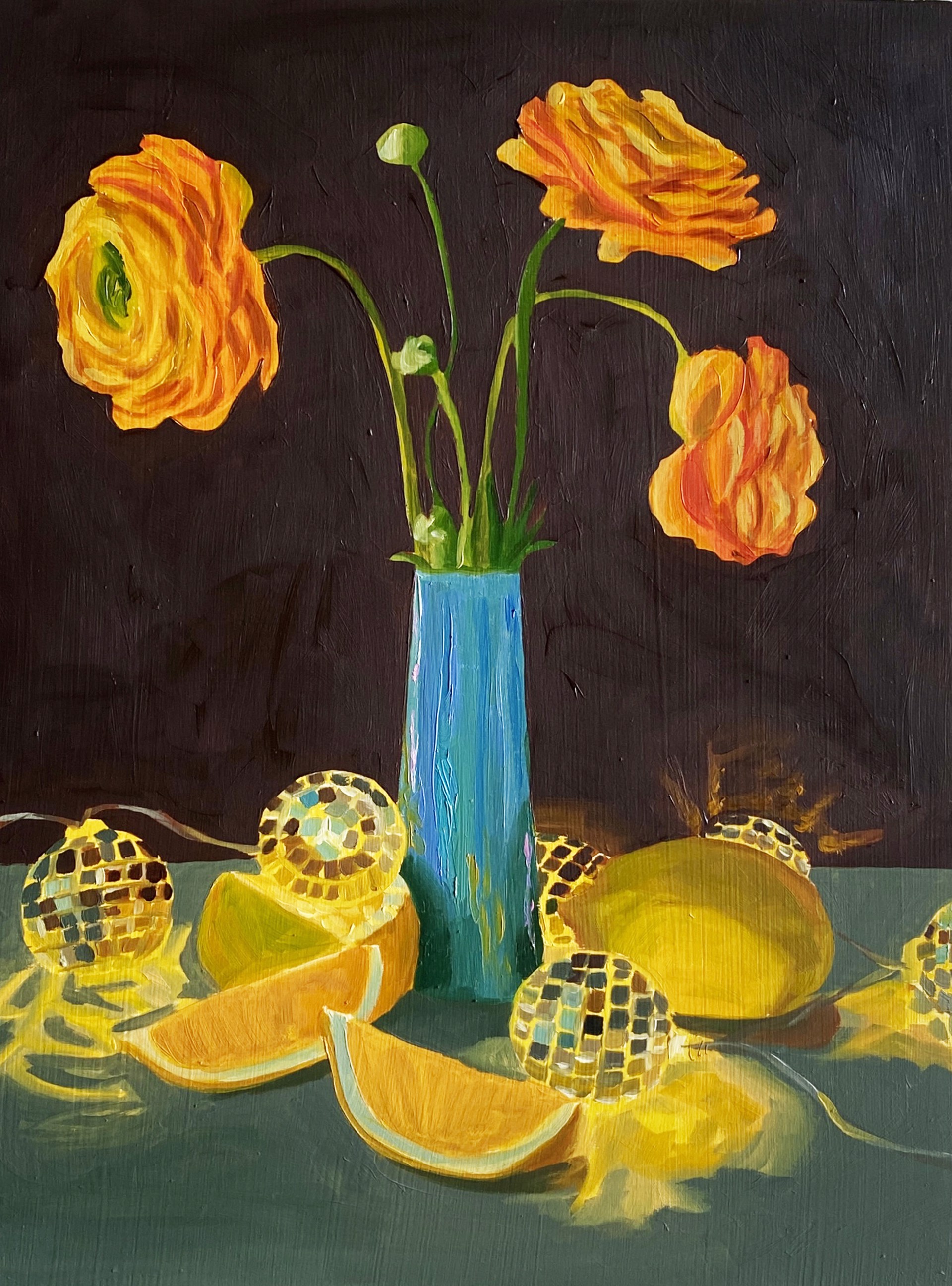 Ranunculus & Lemons by Bella Wattles