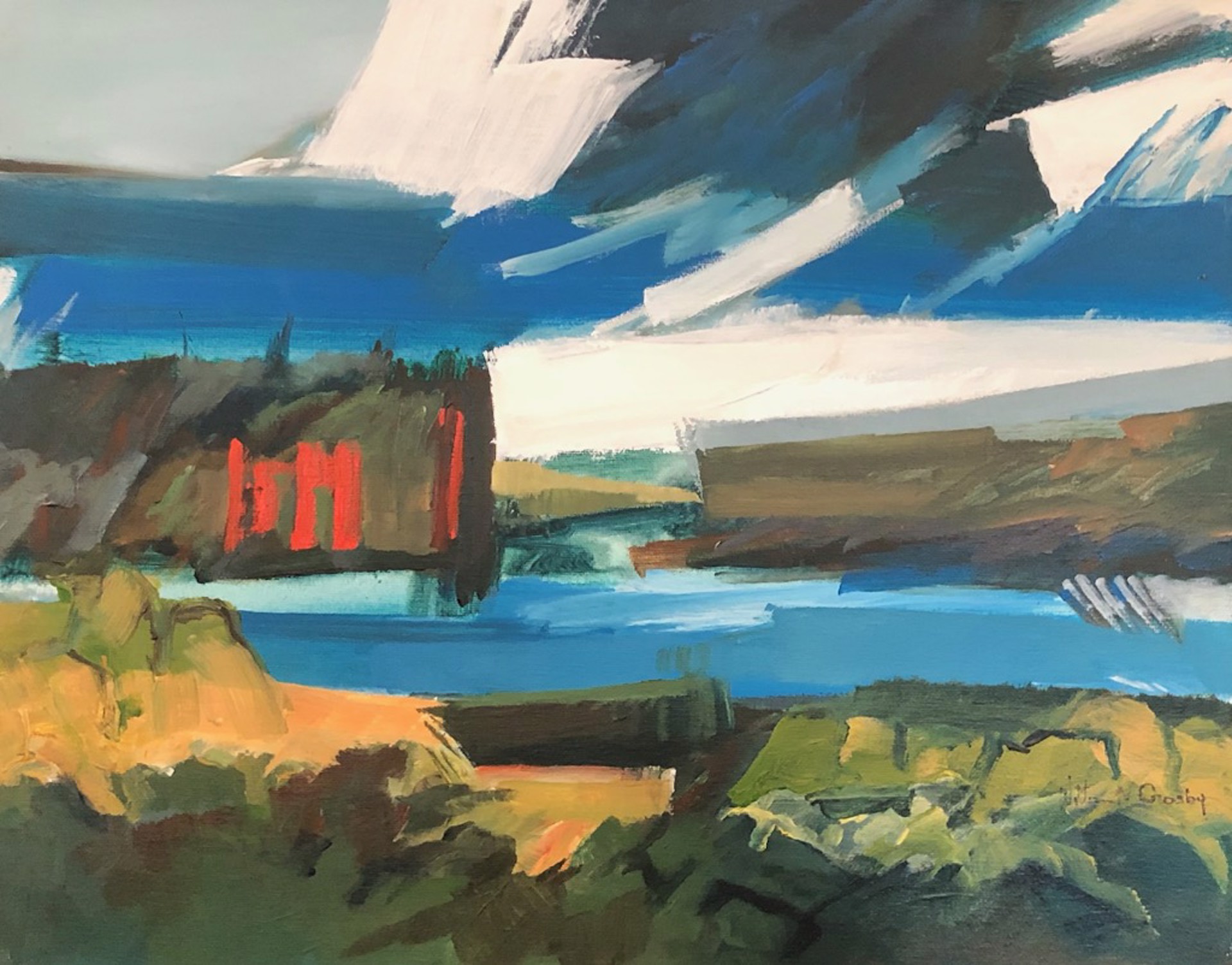 Abstract Landscape I by William Crosby