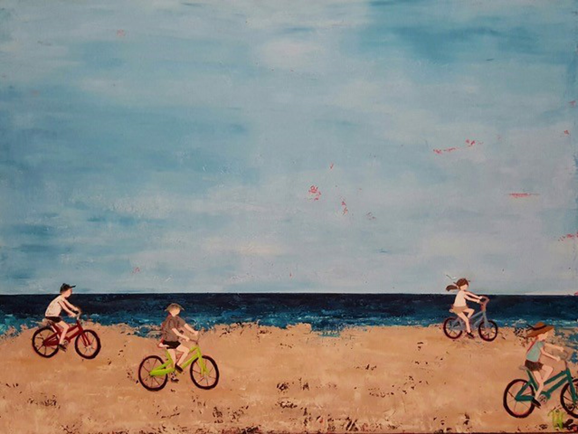 Cruising on the Beach by Wendy Bradley (Guest Artist)