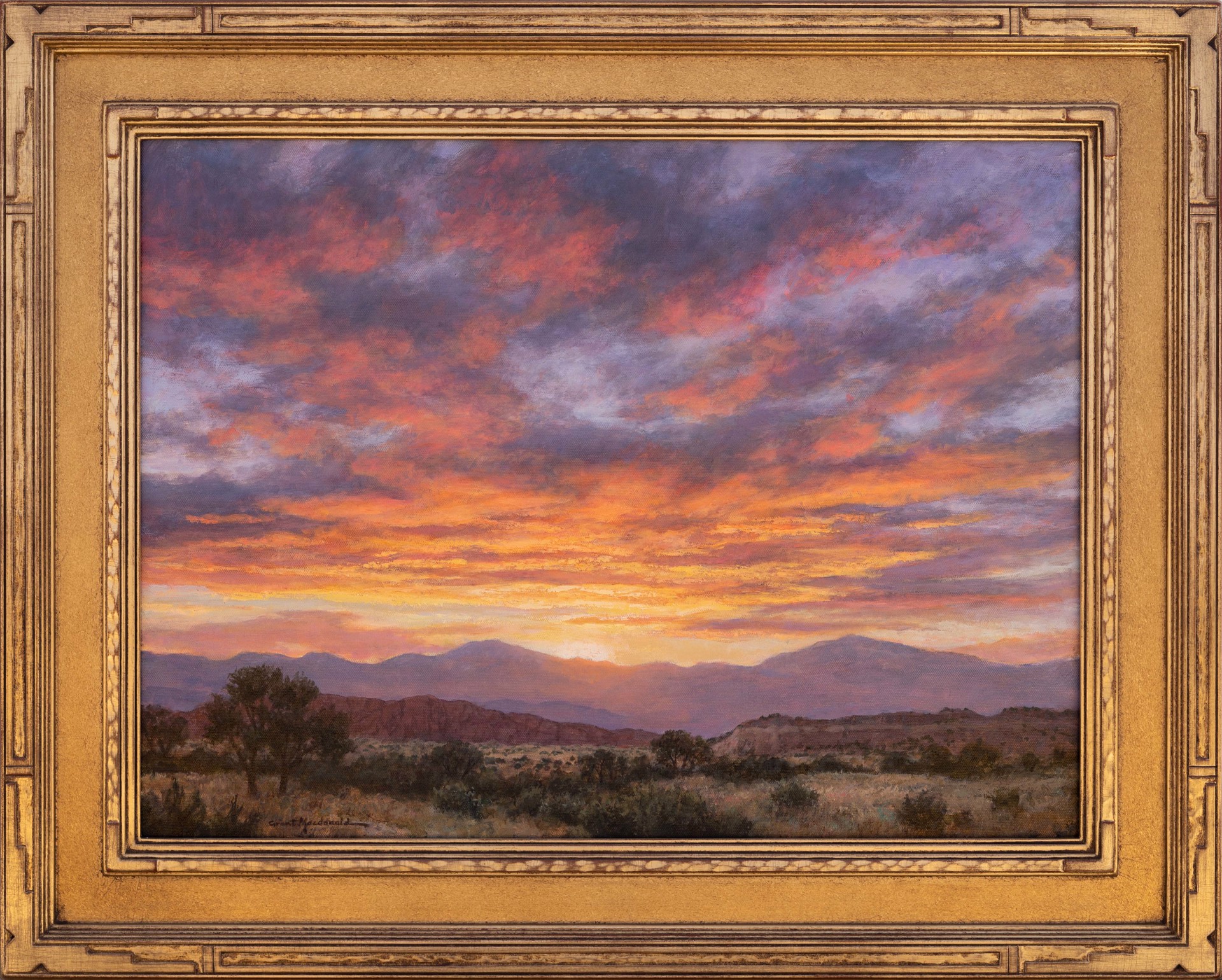 Sunset Near Pojoaque by Grant Macdonald