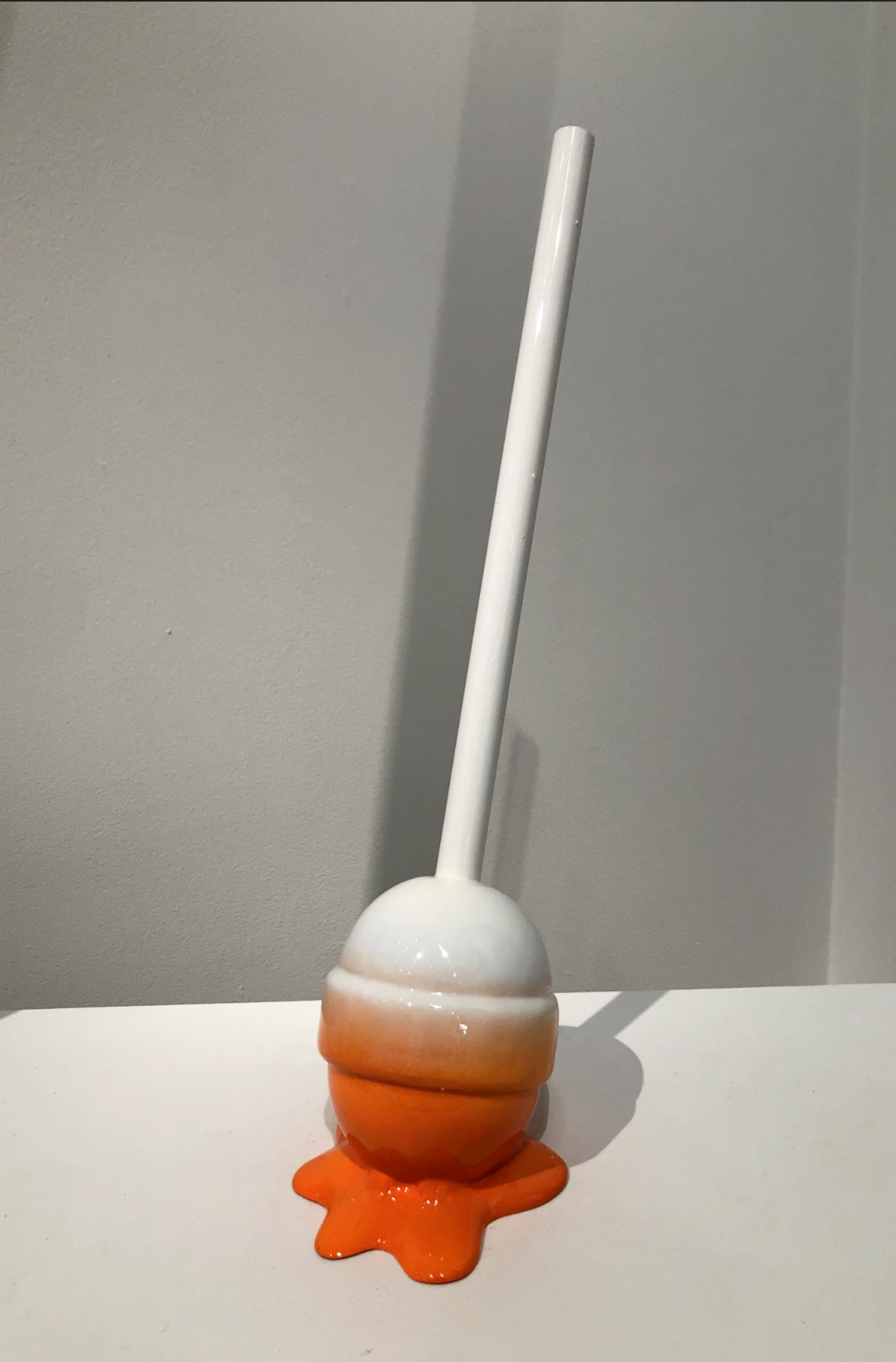 The Sweet Life Lollipop- White orange by Elena Bulatova